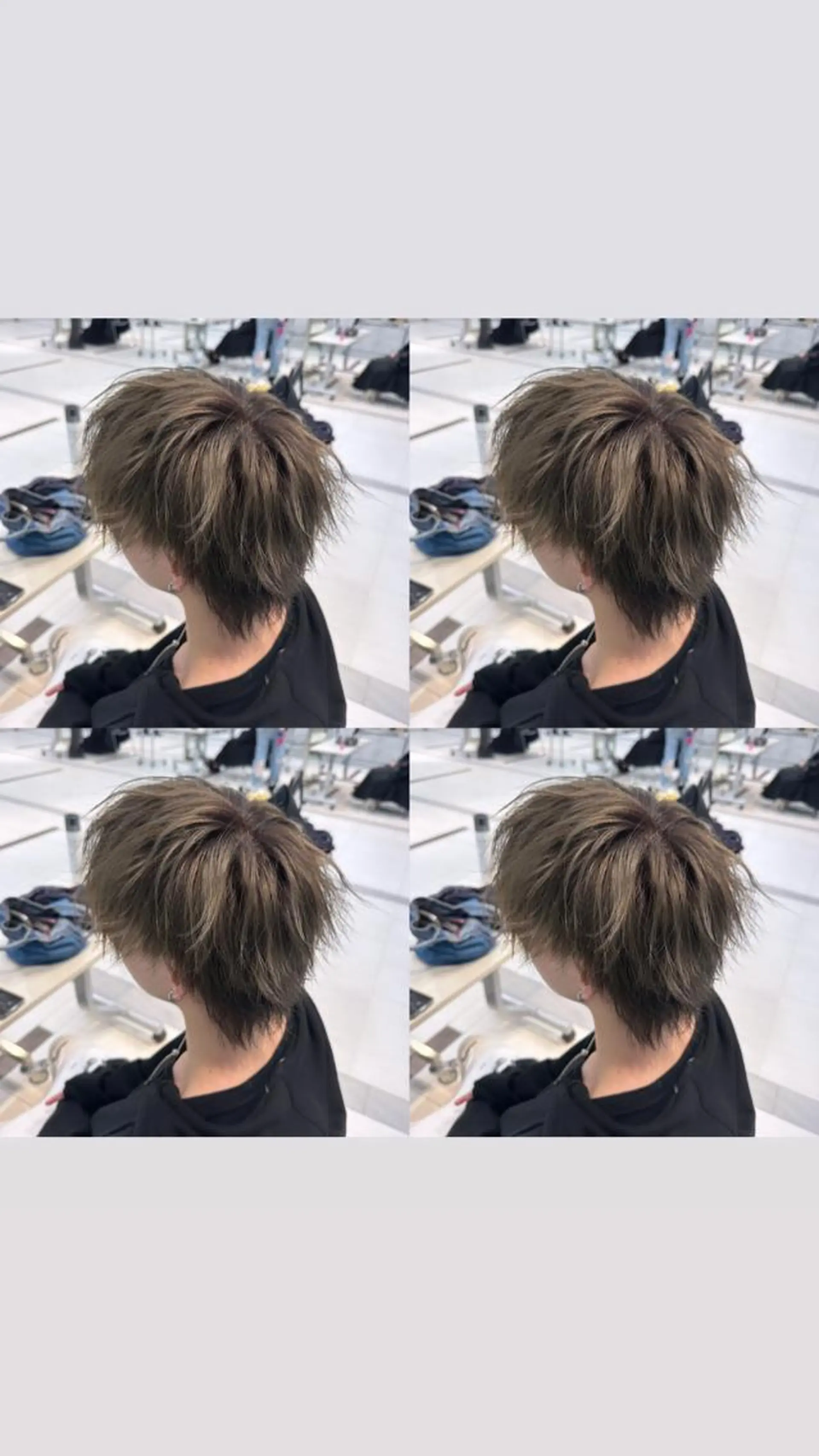 ショート カラー ヘアアレンジ メンズ 💎韓国レイヤー× 髪質改善 ゆうま💎のヘアスタイル