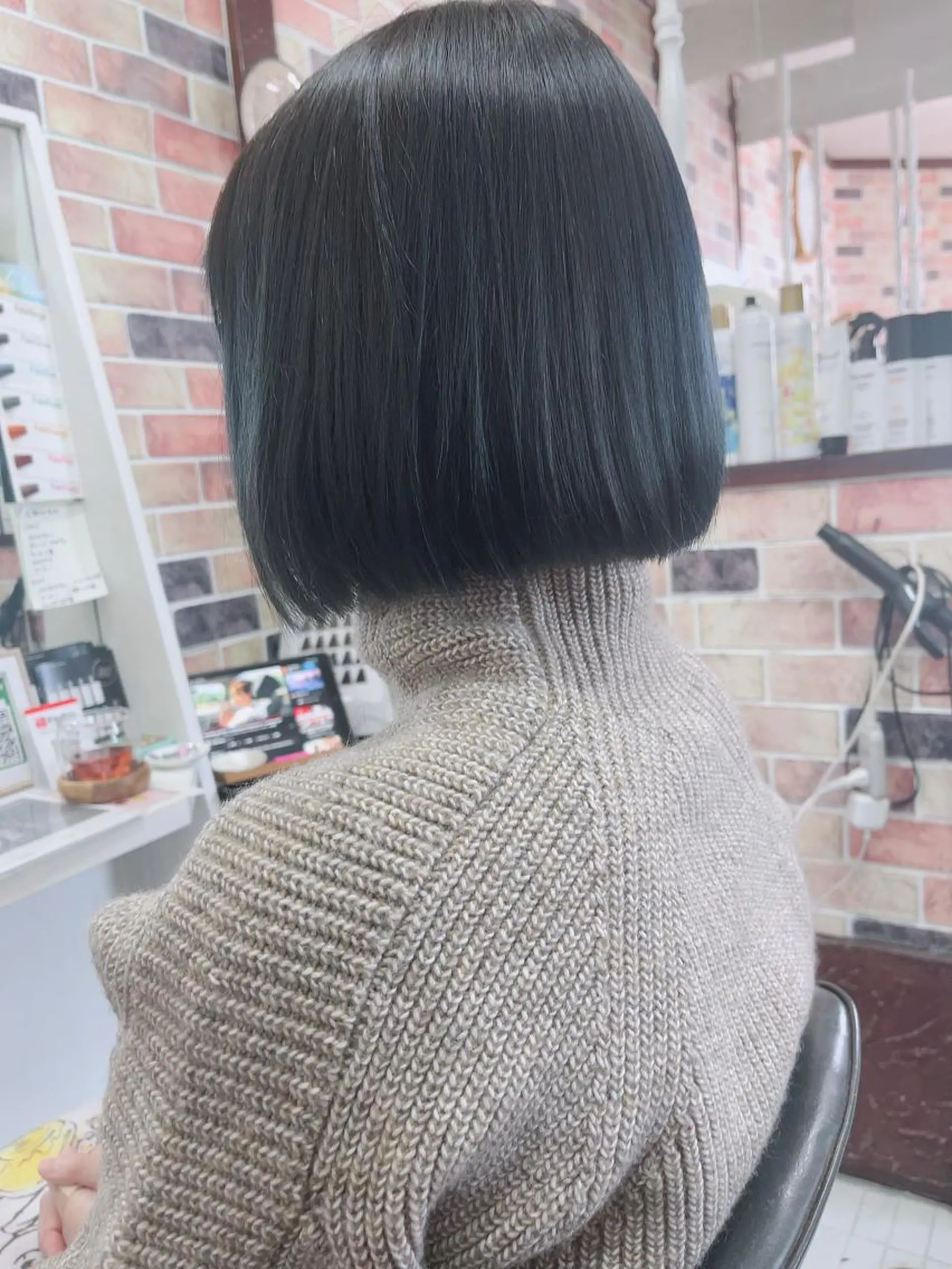 ミディアム ショートボブ ボブ hair salonyuri所属・ヘアサロンユリ もりたきょうこのヘアスタイル