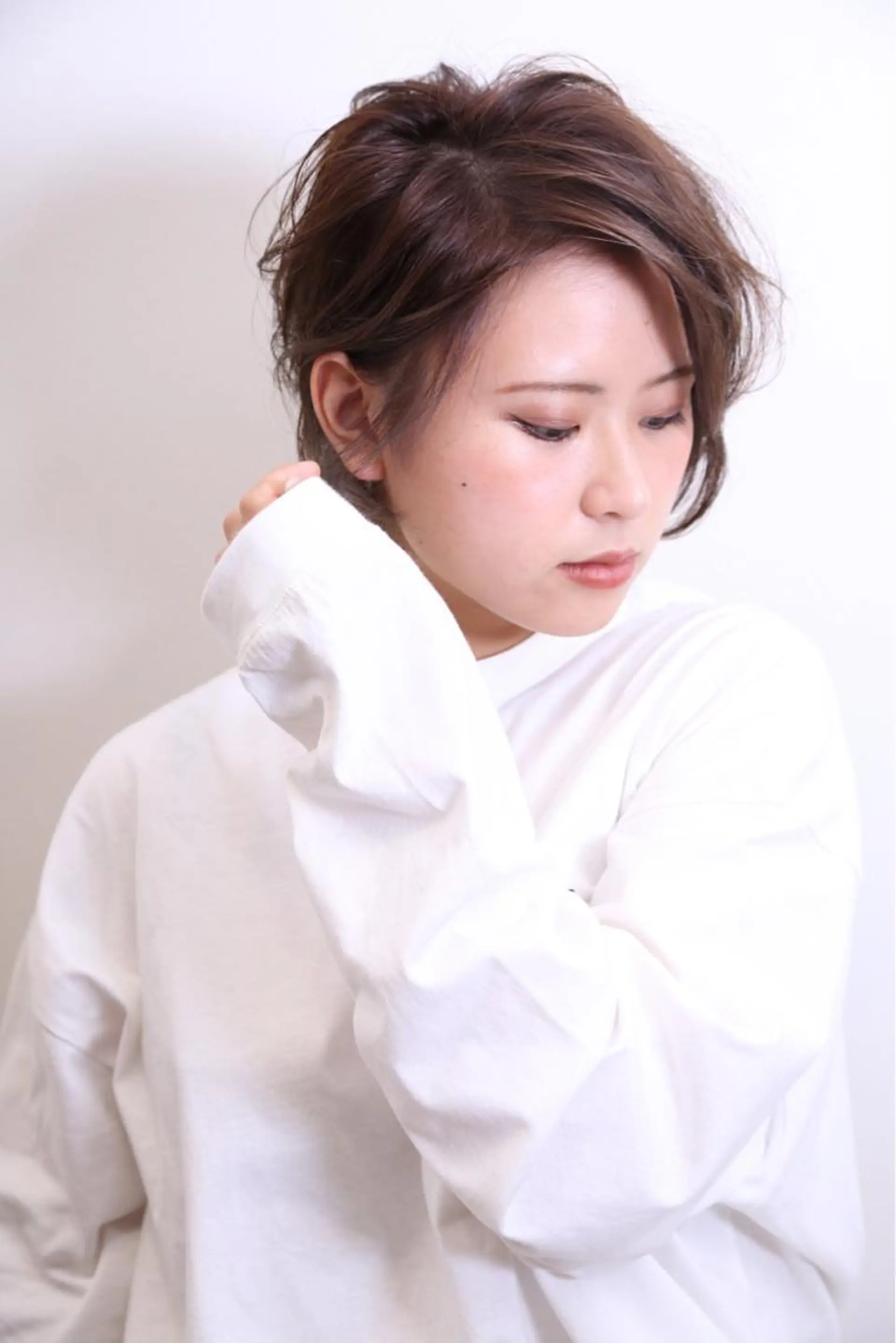 ショート カラー unpeu hair 二条所属・先着1名様限定 カット無料のヘアスタイル