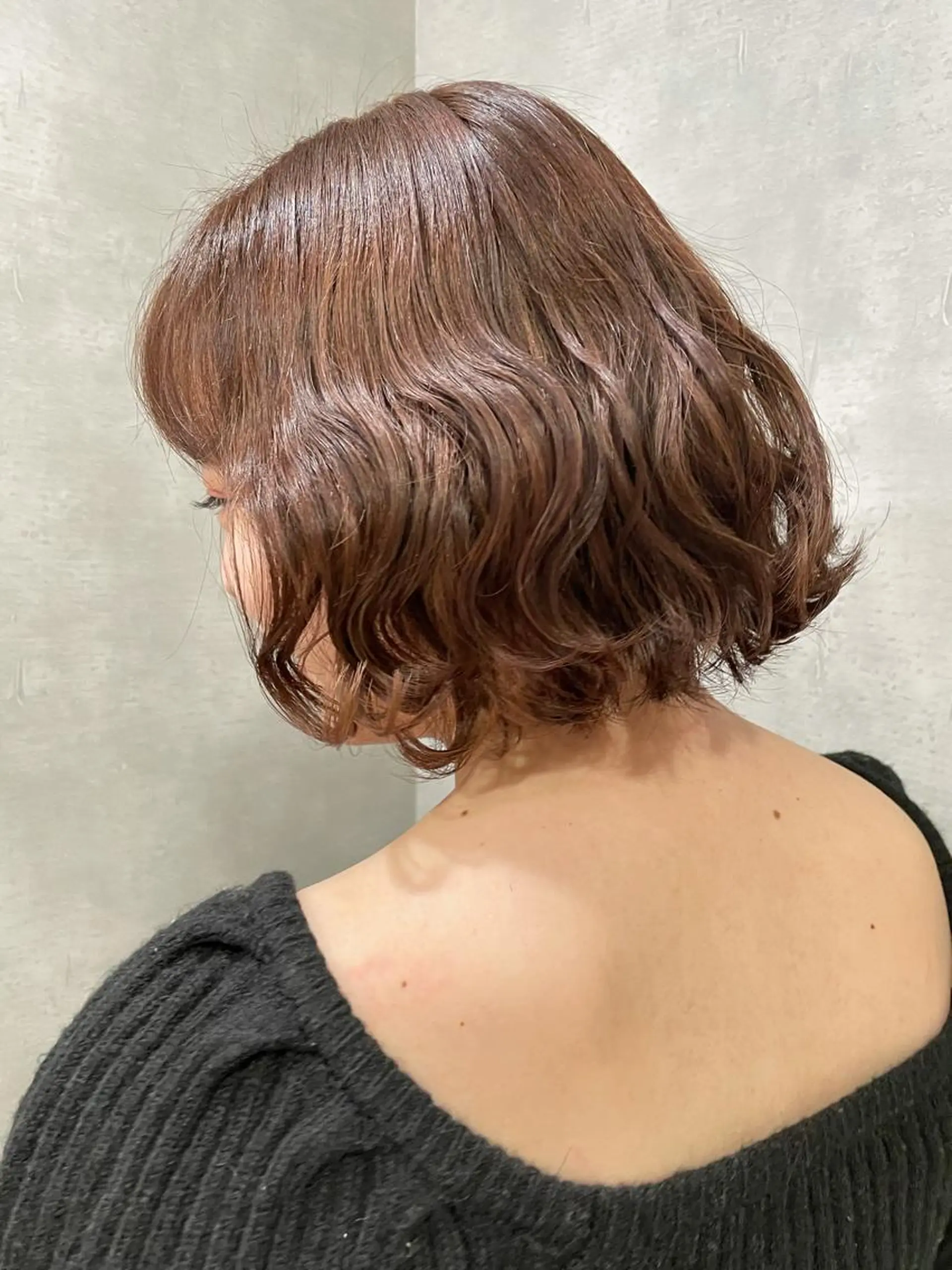 ミディアム カラー カット ヘアカラー トリートメント ヘアセット ✨髪質改善特化サロン ✨グシユキヤ✨のヘアスタイル