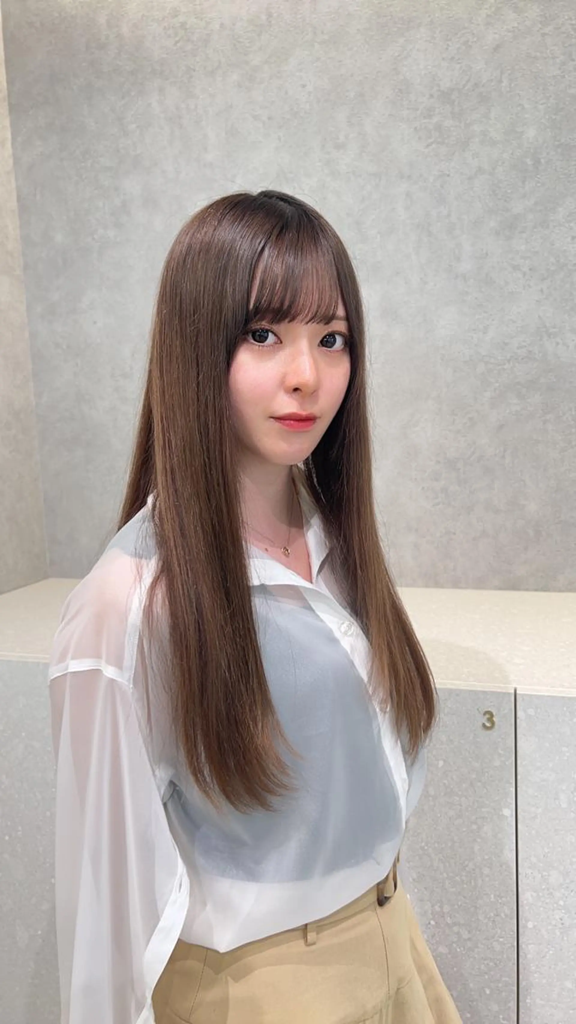 ロング カット トリートメント レイヤー×韓国 🇰🇷鈴木啓太のヘアスタイル