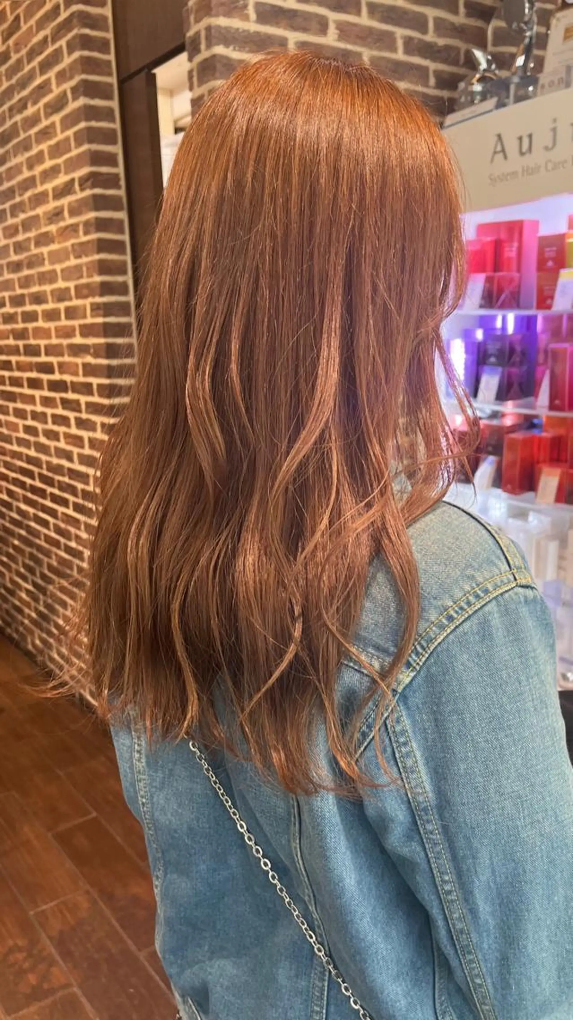 ロング カラー ハイトーンカラー 学生 ヘアカラー 酸性ストレート 🤍🎀honokaのヘアスタイル