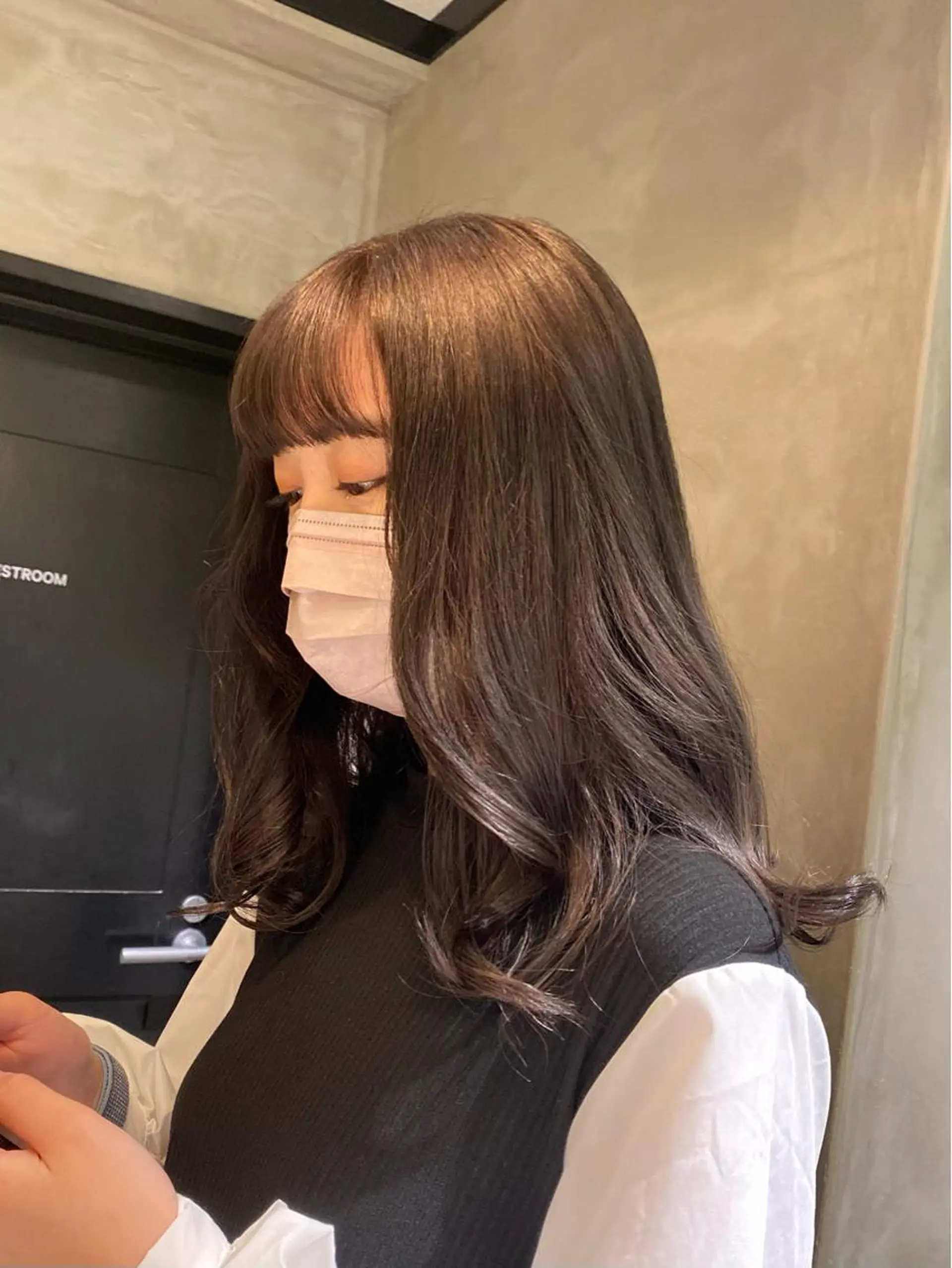 セミロング カラー デザイン/アレンジ ❤︎イシイレイのヘアスタイル