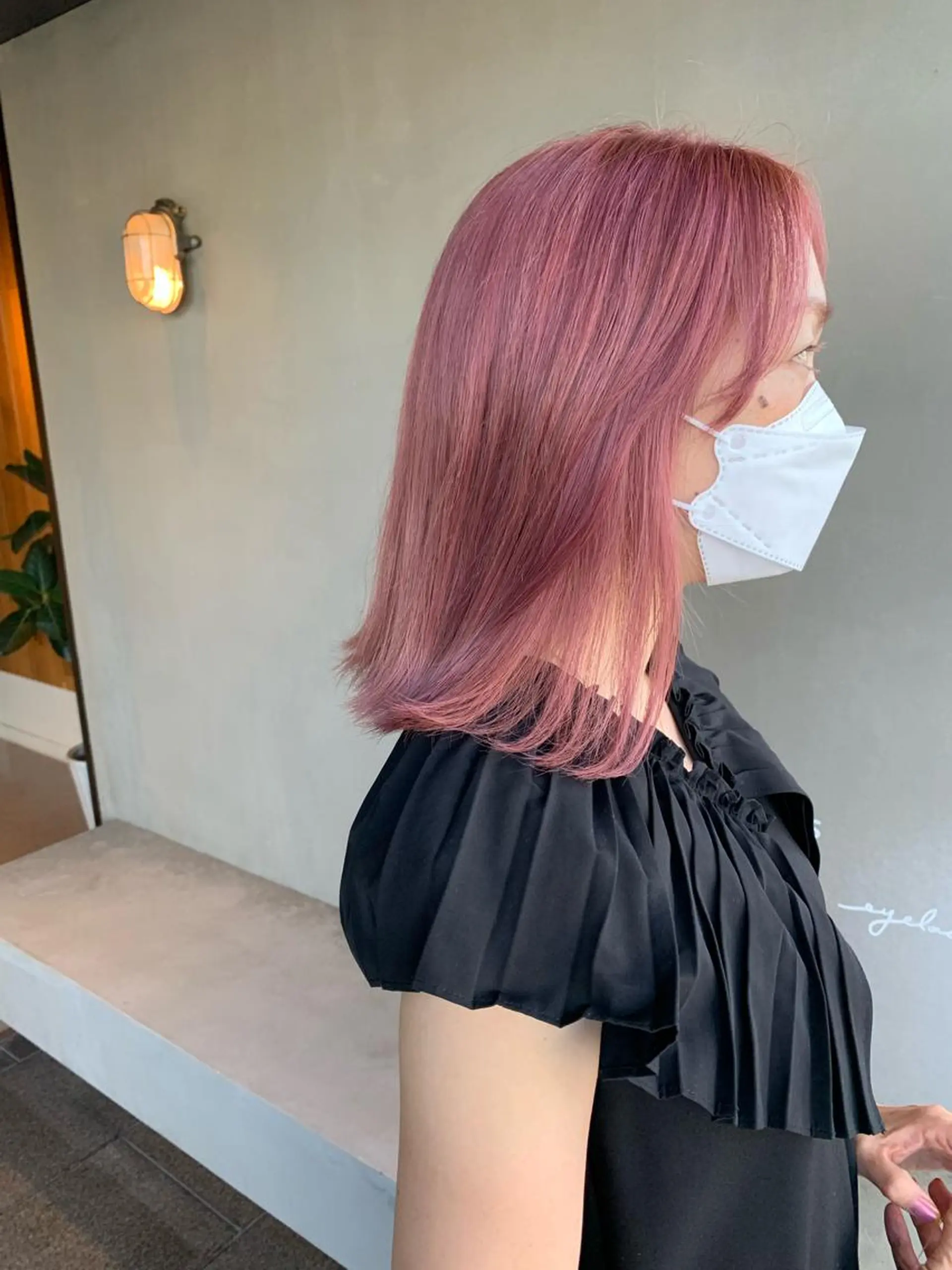 ミディアム カラー ブリーチ/アレンジ 天満/chihiroのヘアスタイル