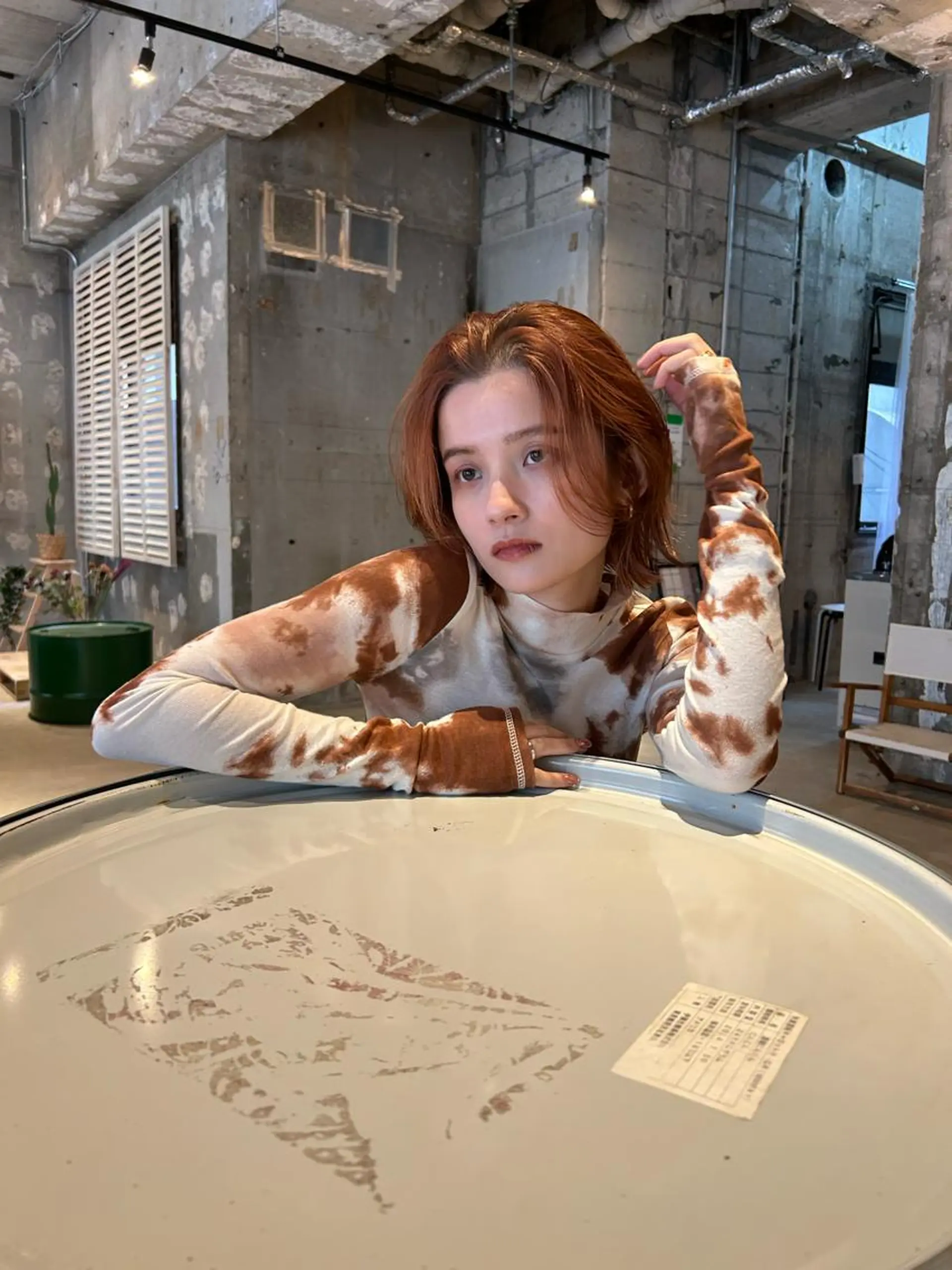 ミディアム カラー カット ヘアカラー トリートメント mood tatemachiのヘアスタイル