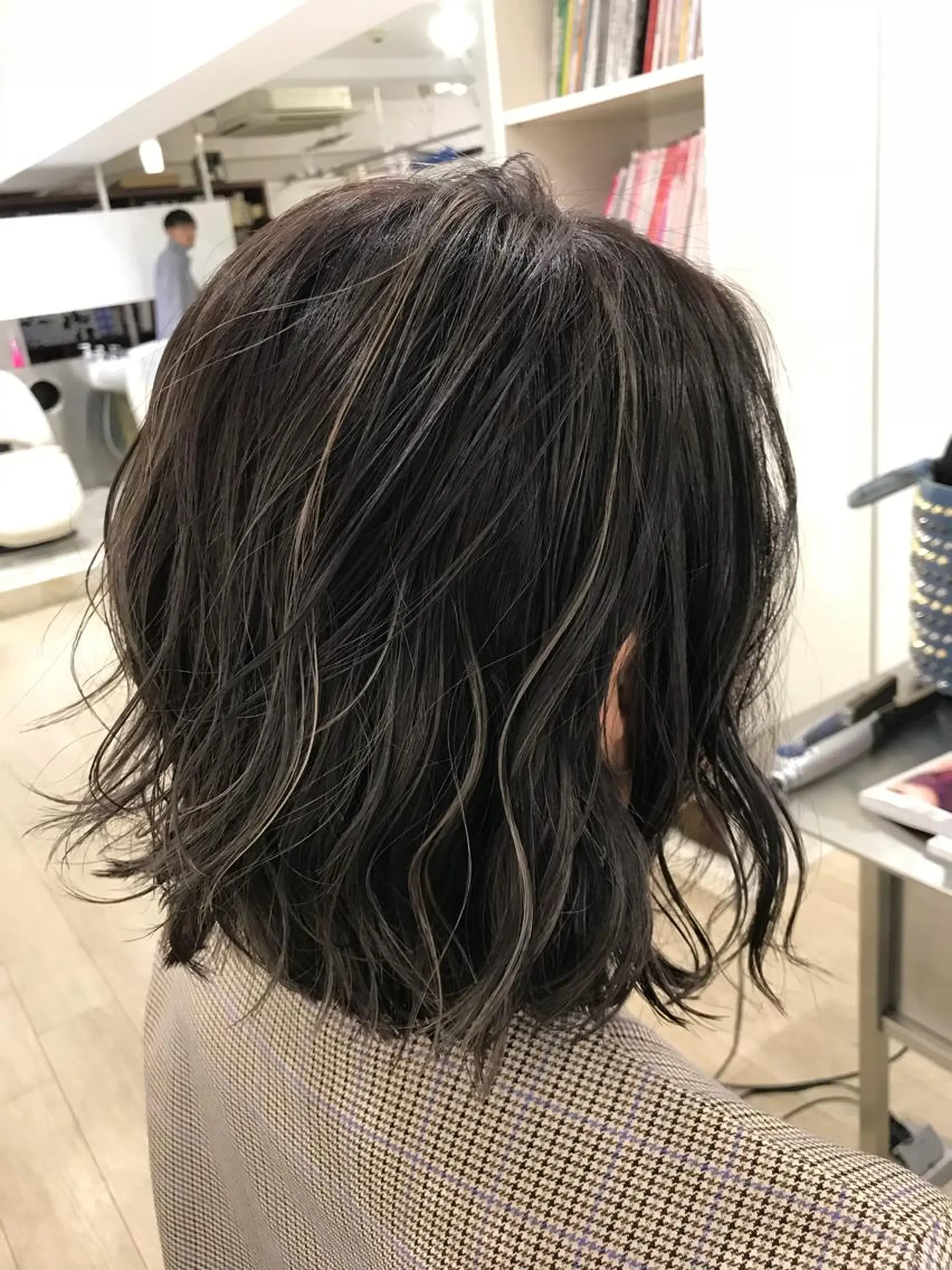 ミディアム カラー Reb_keiji 👑小倉圭司のヘアスタイル