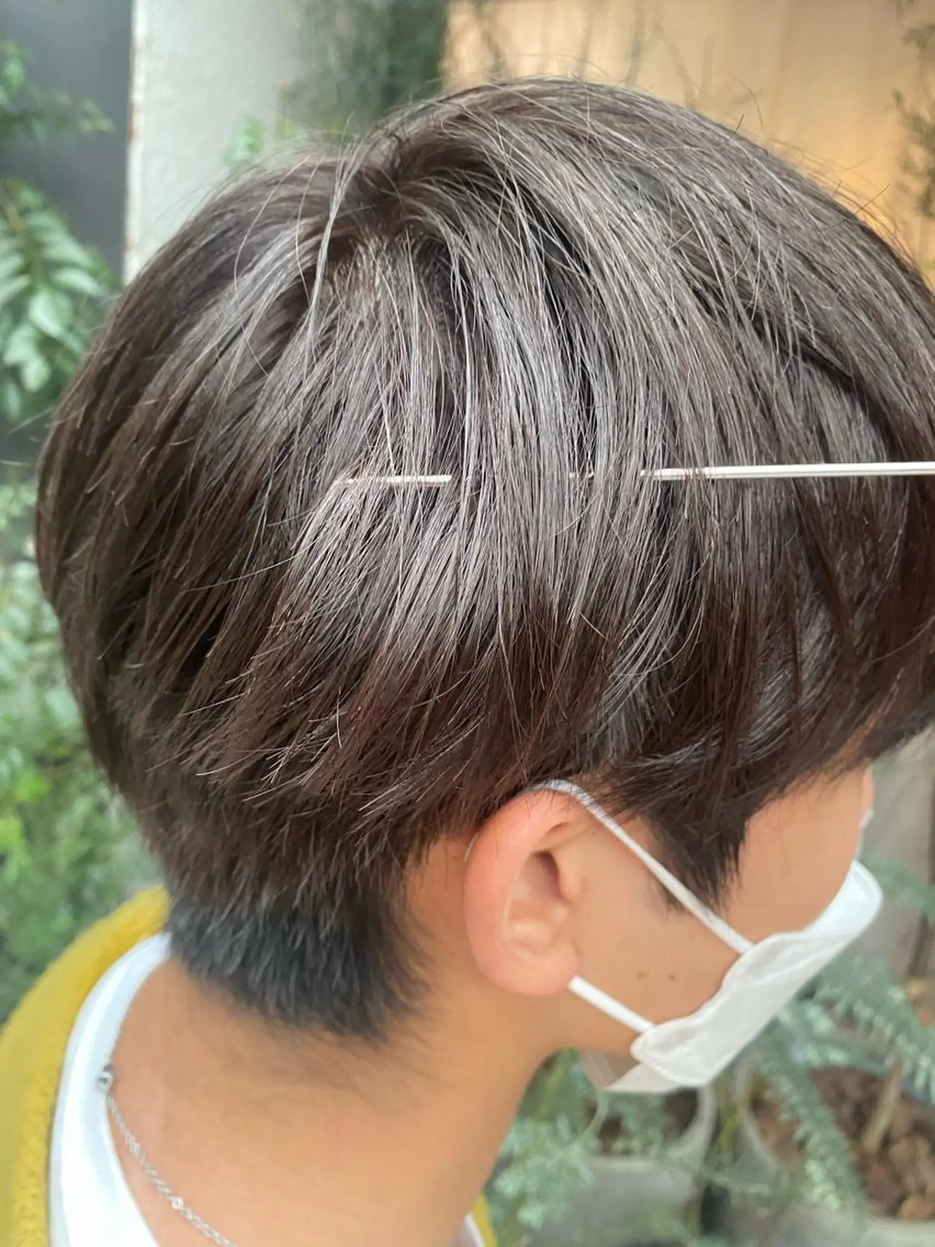 ショート ヘアカラー 🦋女子ウケメンズ パーマYUI🦋のヘアスタイル