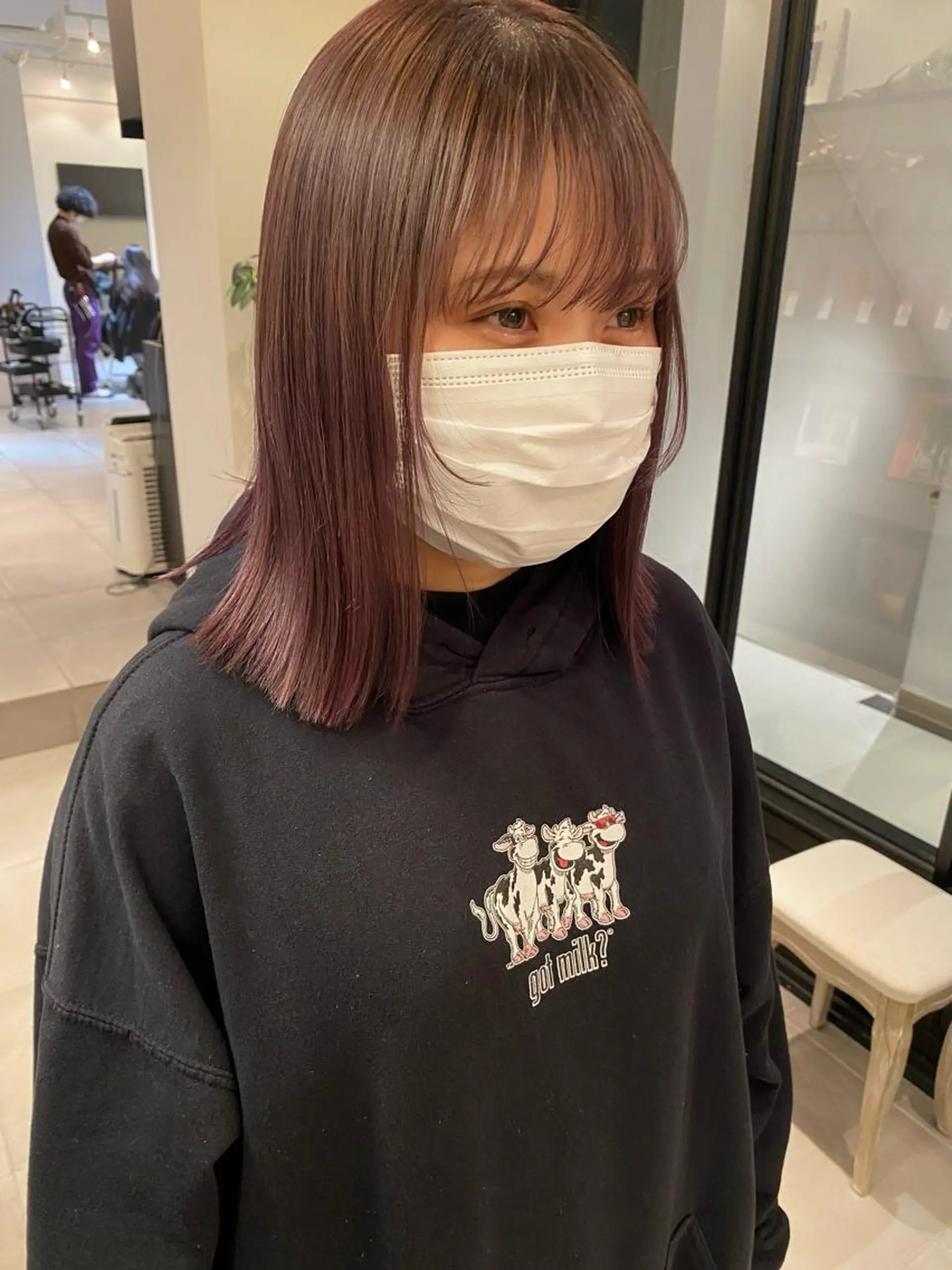 ミディアム カラー ヘアカラー riria/ボブ /ブラウンカラー🎀のヘアスタイル