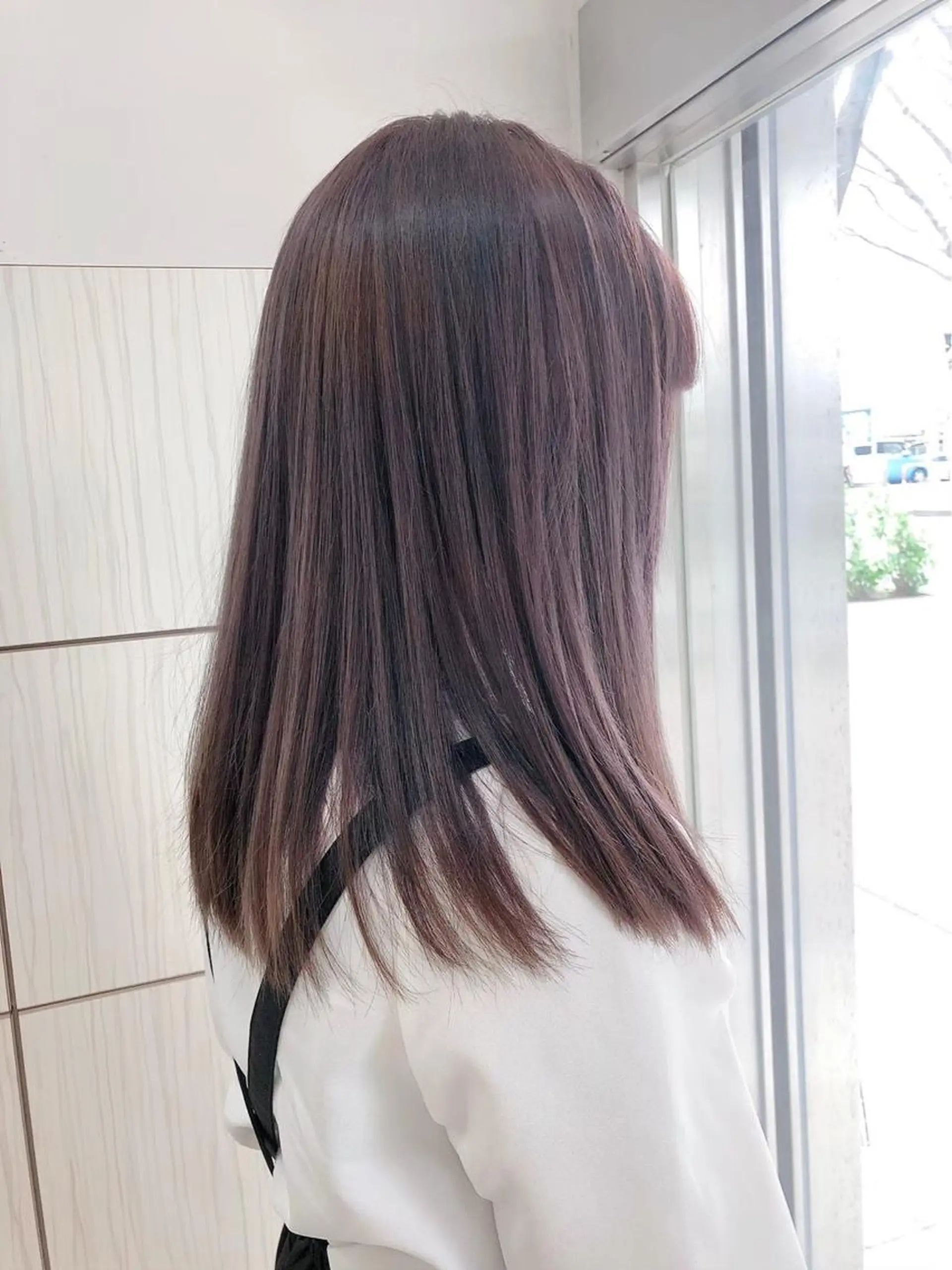 セミロング 【髪質改善カラー】 瀧田嵐士🇰🇷のヘアスタイル