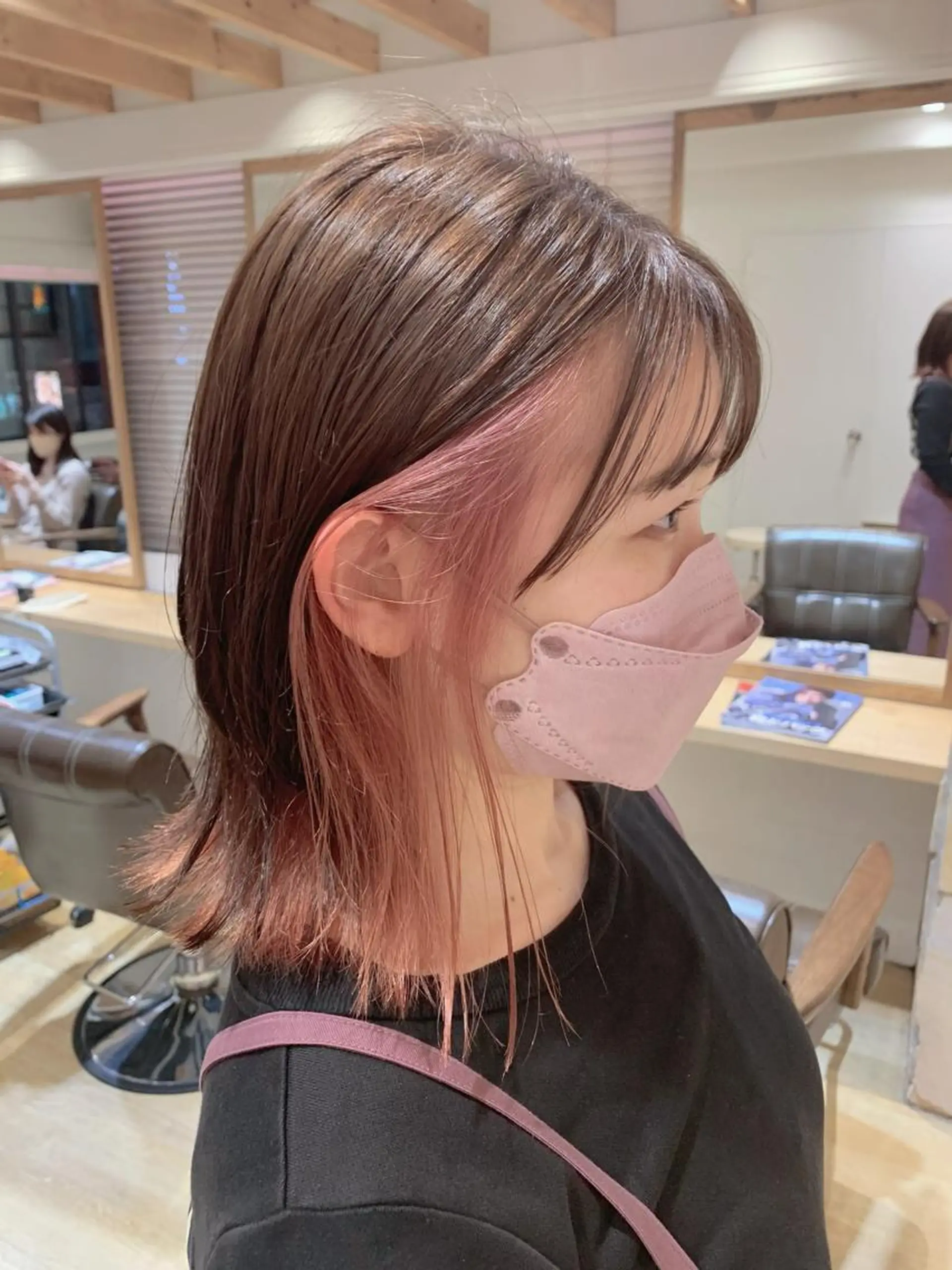 ミディアム ヘアカラー 新宿 木下拓哉のヘアスタイル