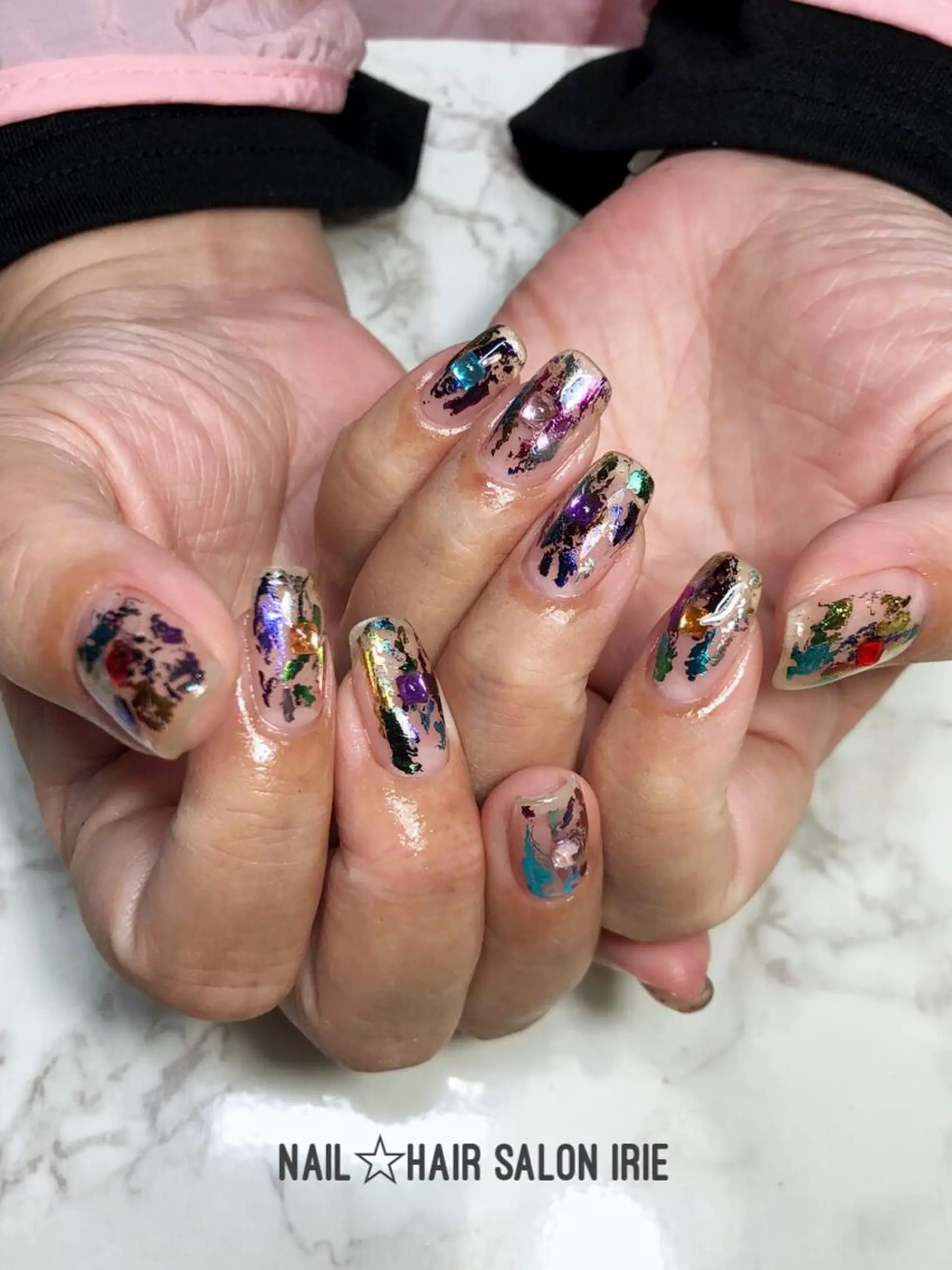 ネイル ハンドネイル Hair salon Irie所属・與儀 知佳のネイルデザイン