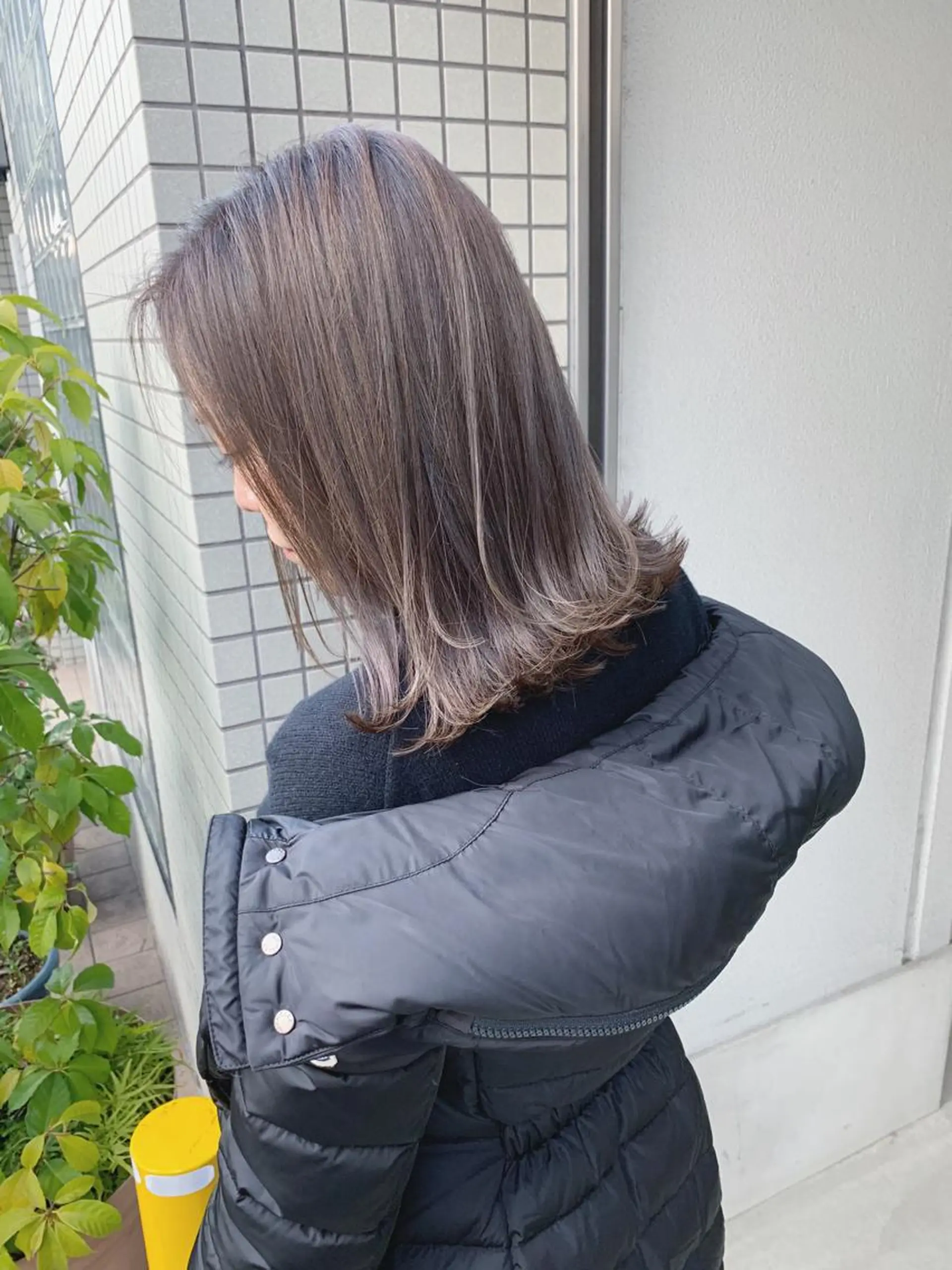 ミディアム ブリーチ.バレイヤー ジュ.REAL心斎橋のヘアスタイル