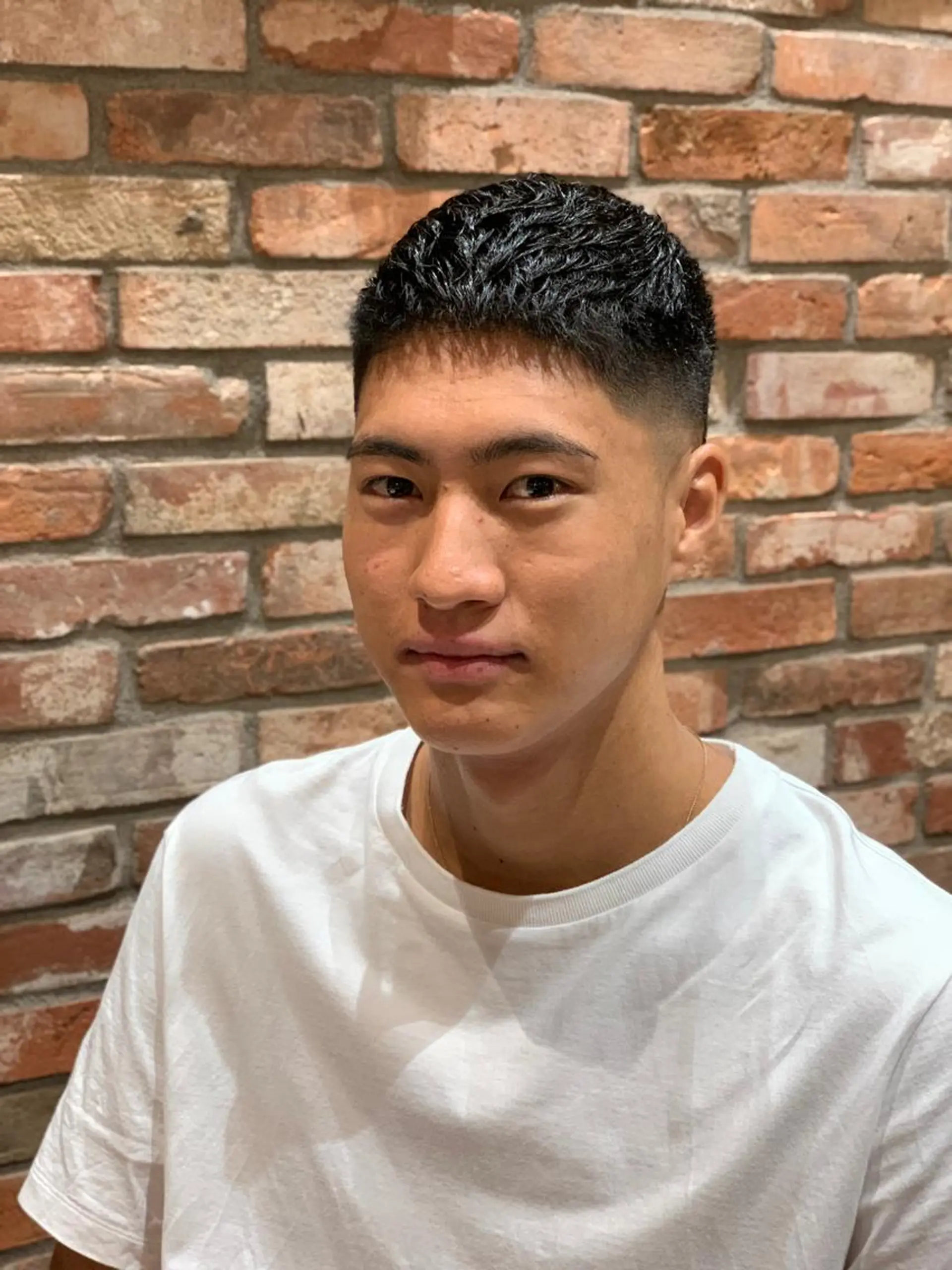 ショート メンズ HIROGINZAプレミアムバーバー赤坂店所属・田中 千恩のヘアスタイル