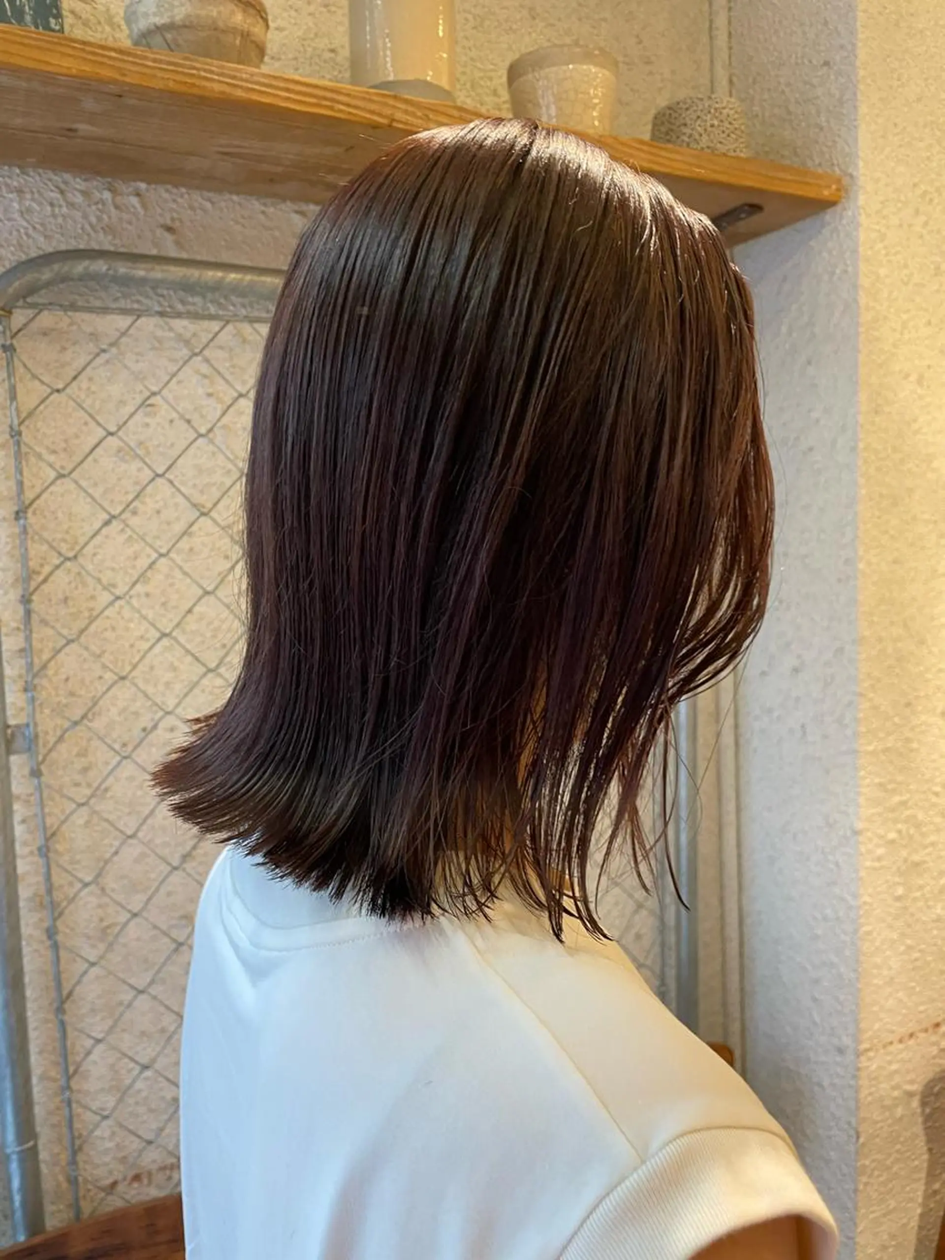 ミディアム カラー カット ヘアカラー トリートメント SALOWIN下北沢所属・hazuki 🌝のヘアスタイル