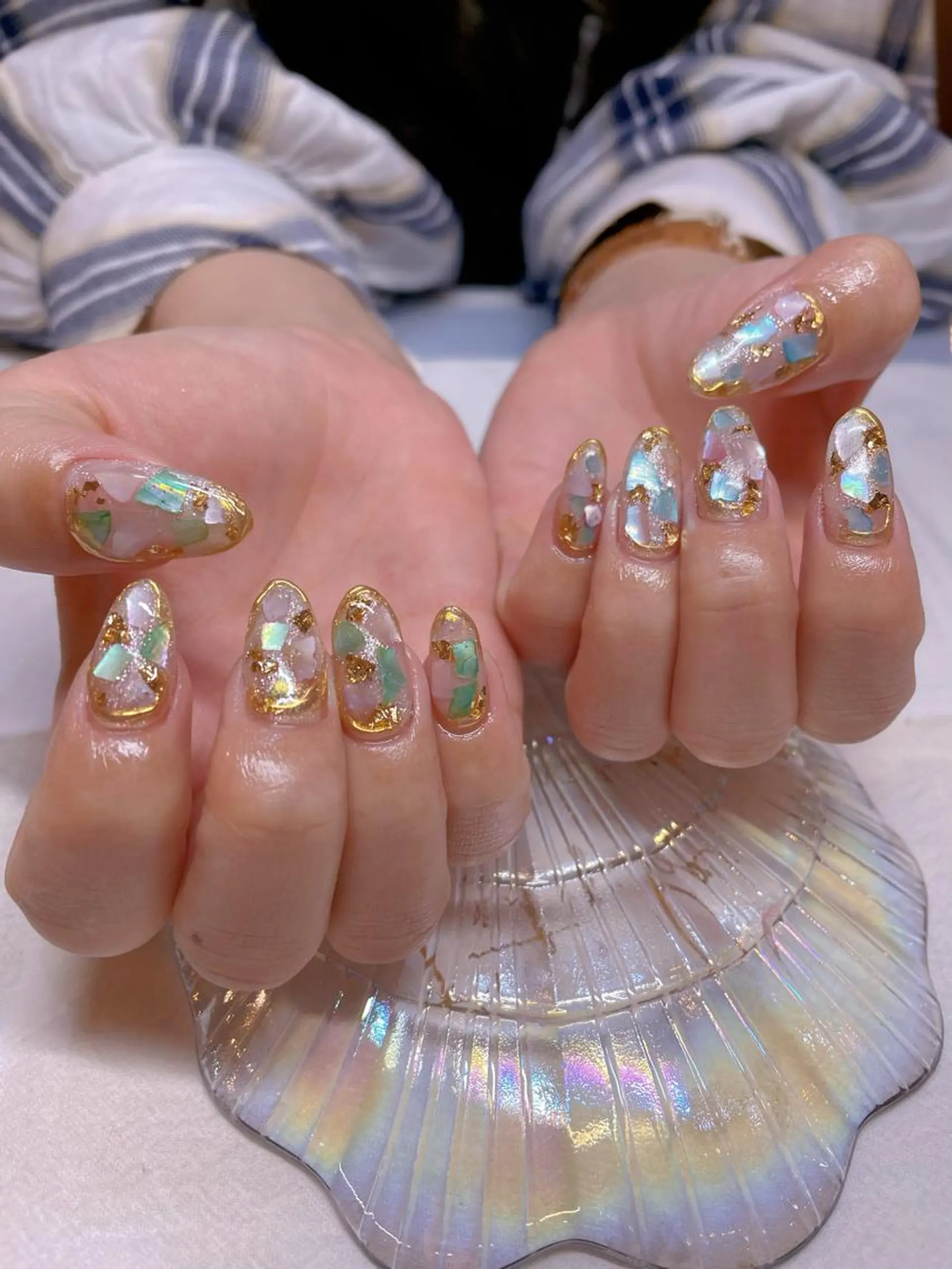 ネイル ゴールド ハンドネイル ネイリスト ❄️ユキ❄️のネイルデザイン