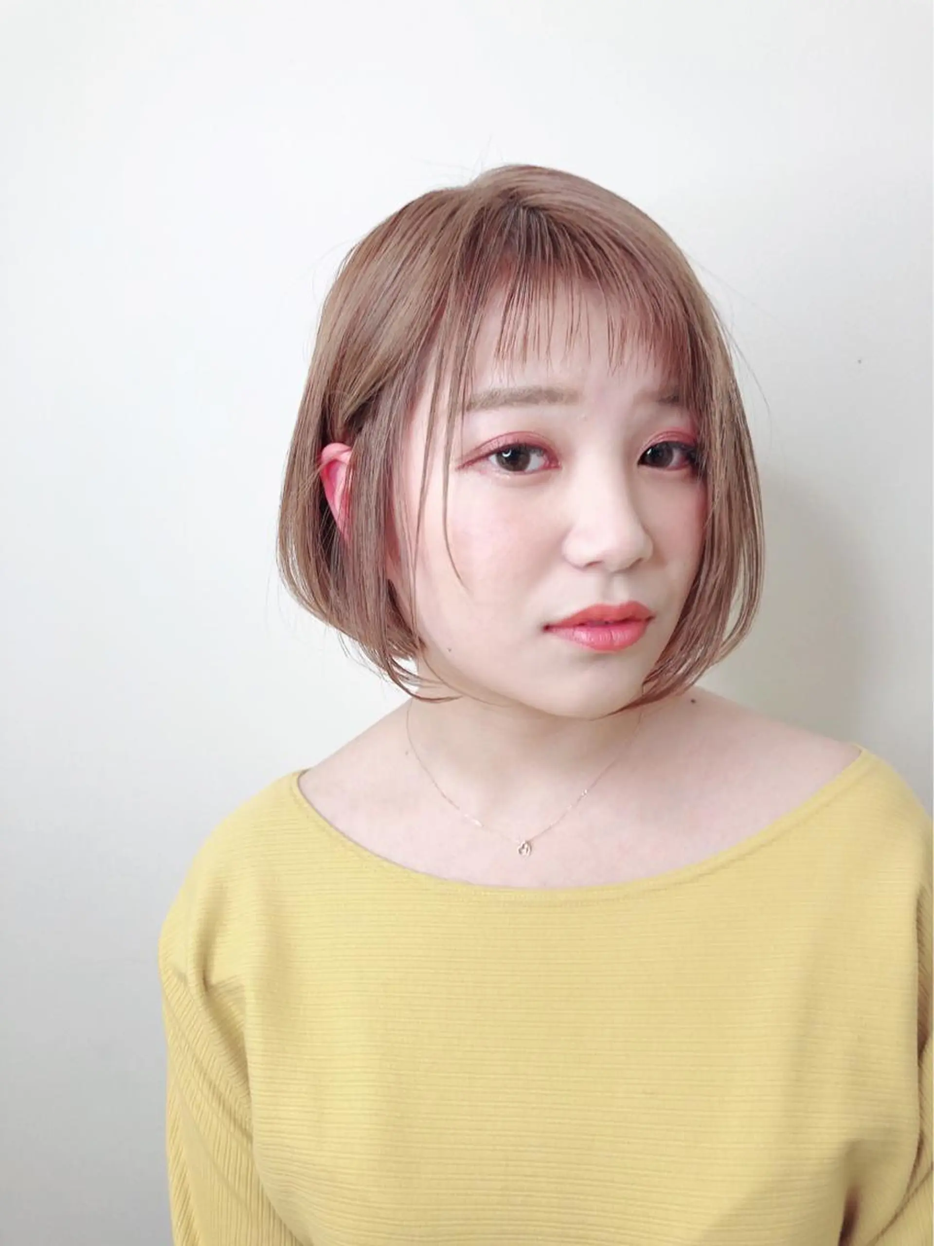 ショート ボブ カット ヘアカラー トリートメント 門田 恭弥のヘアスタイル