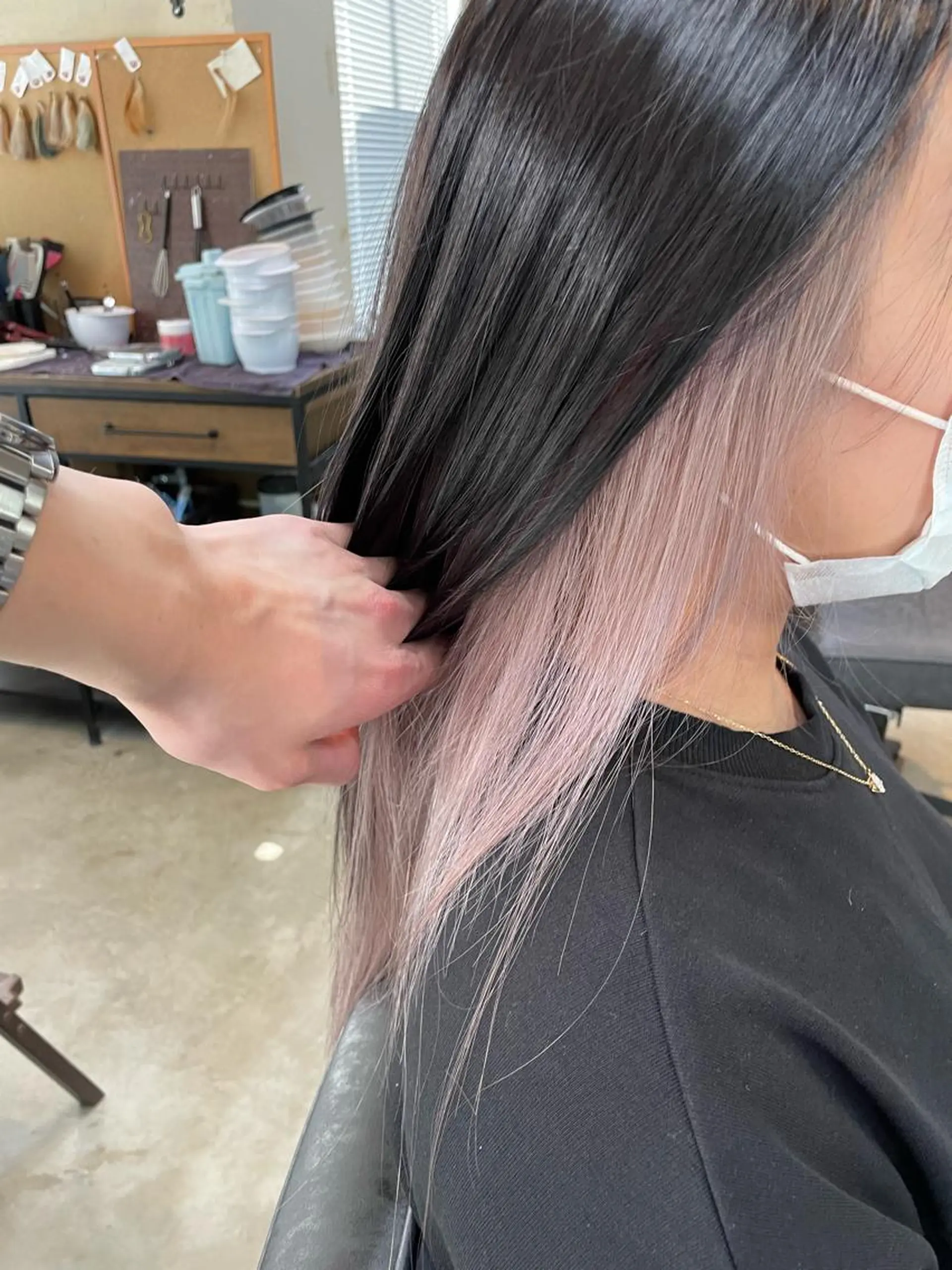 ミディアム カラー SEPHILE所属・メンズ韓国ヘア👹 KAJIのヘアスタイル