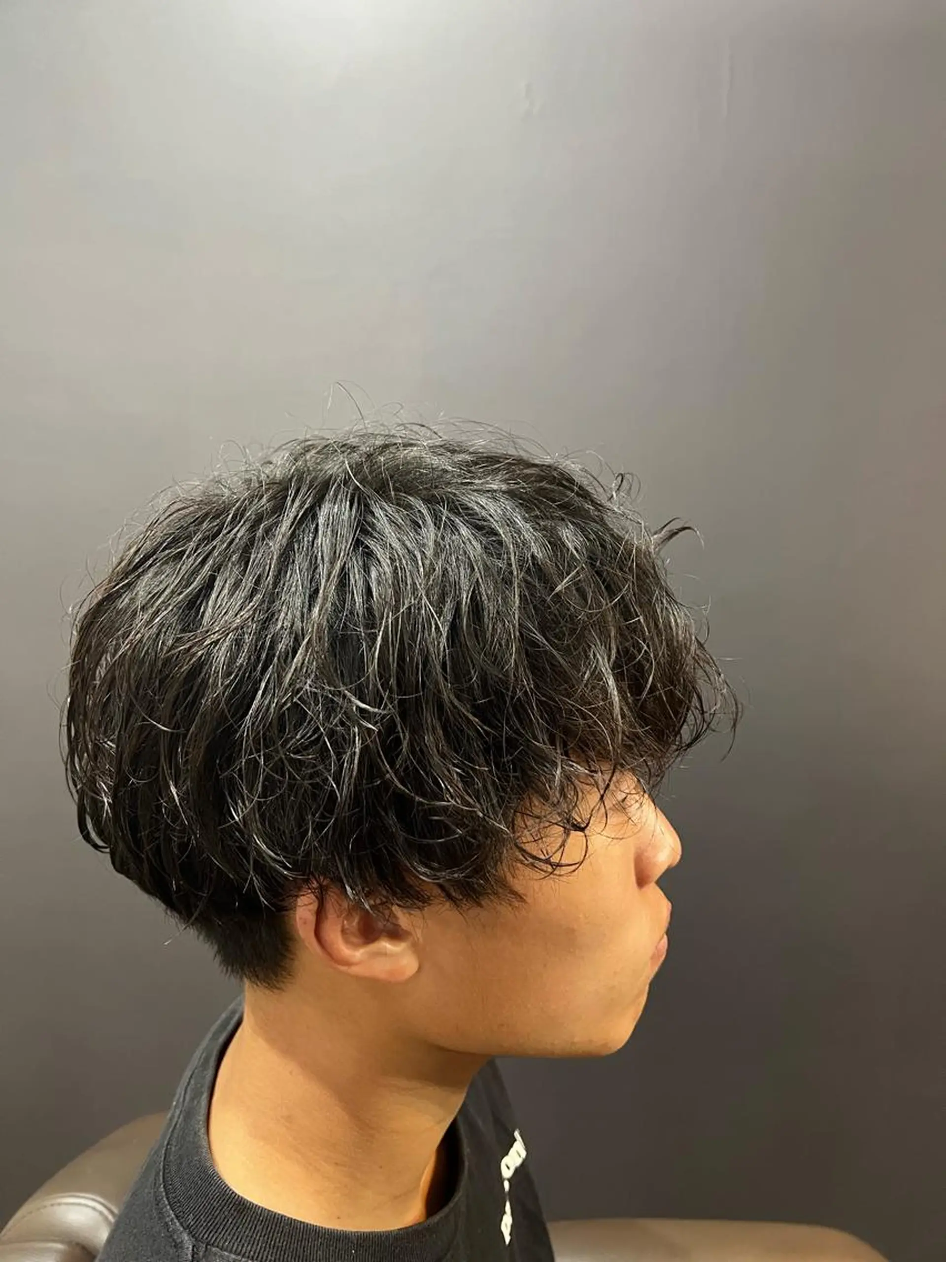 ミディアム パーマ メンズ kei/透明感カラー /縮毛矯正/メンズのヘアスタイル