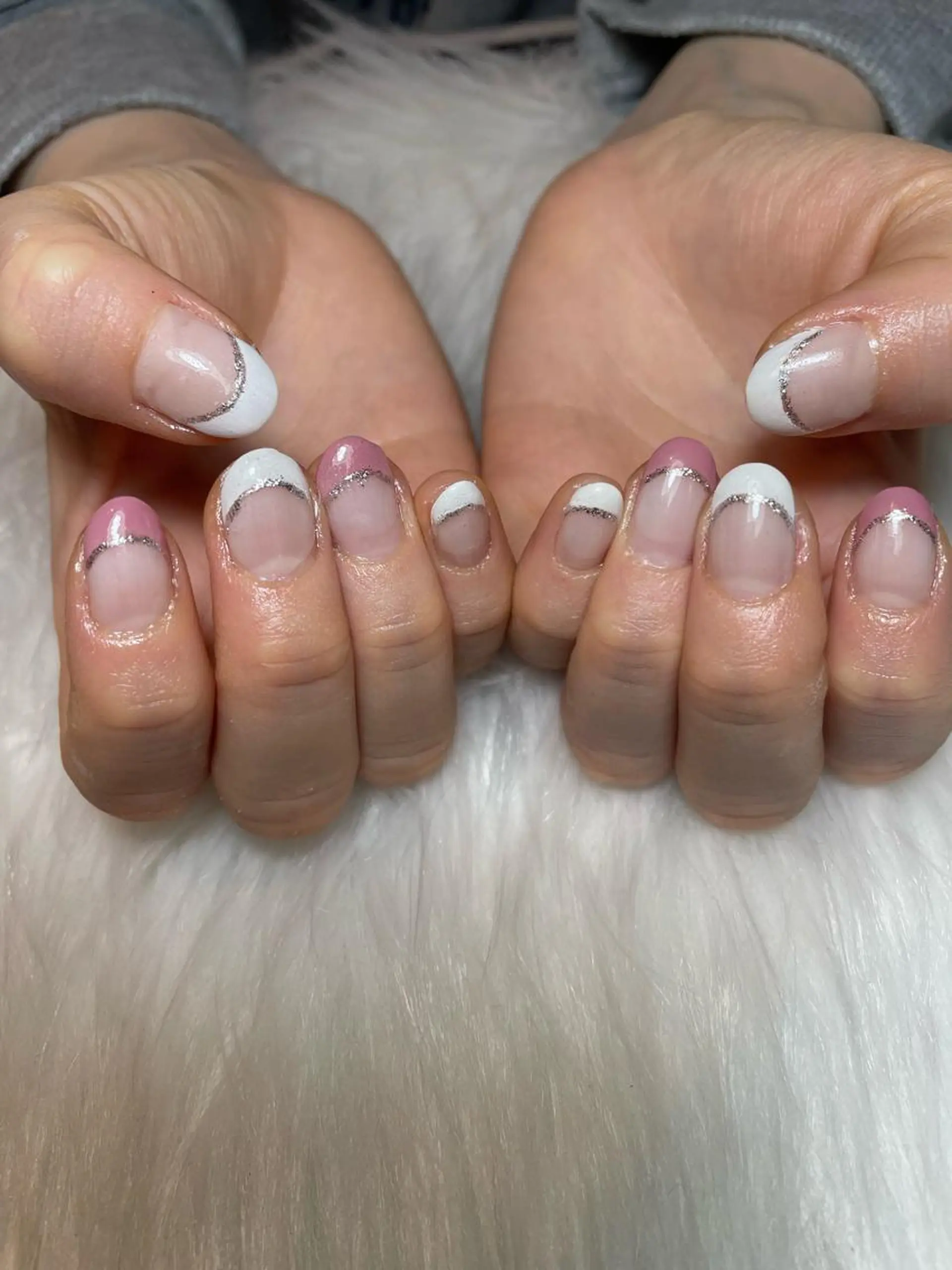 ネイル フレンチネイル 大袋駅東口徒歩2分 alivioのネイルデザイン