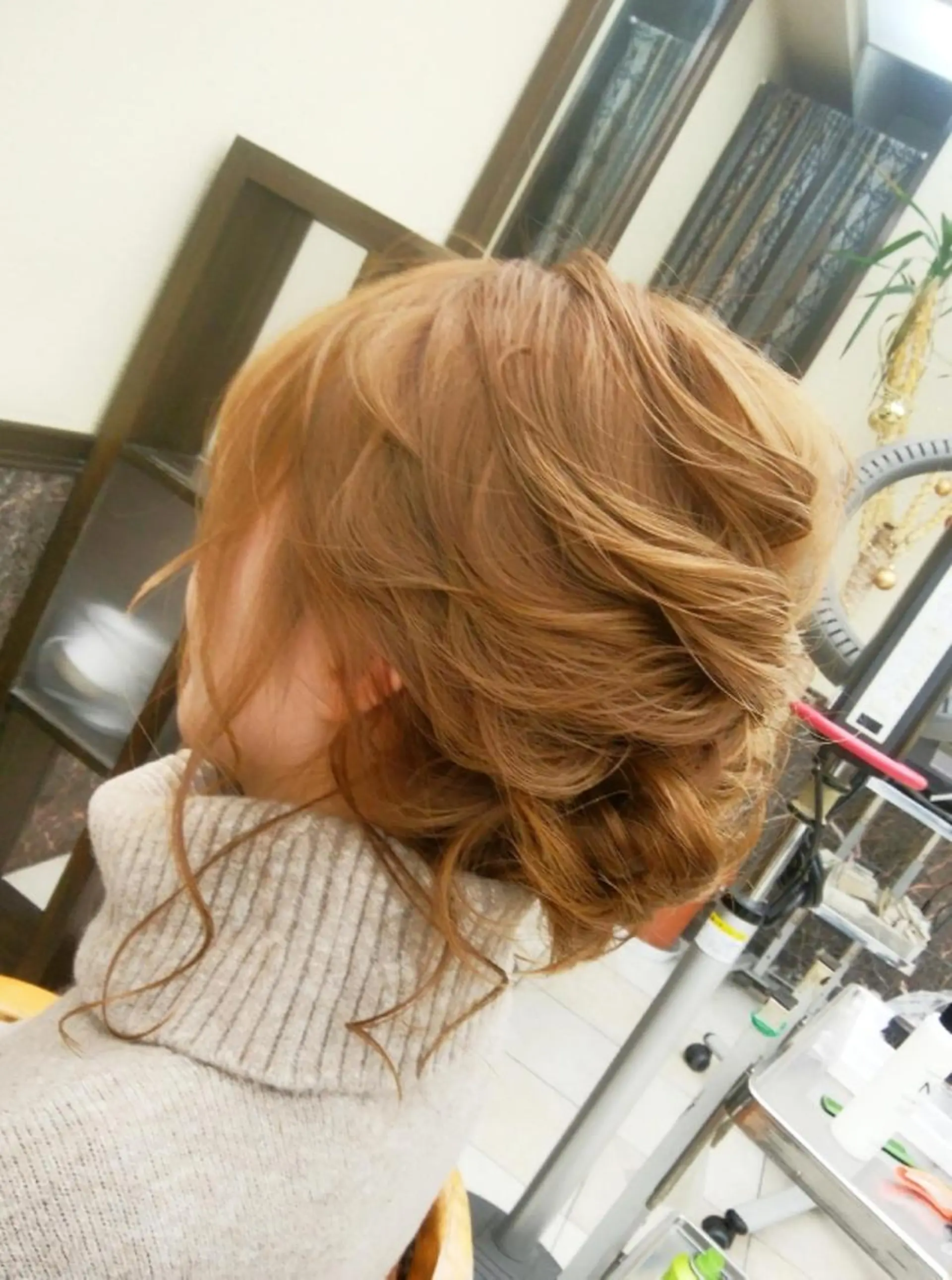 セミロング ヘアアレンジ 菅原 綾のヘアスタイル