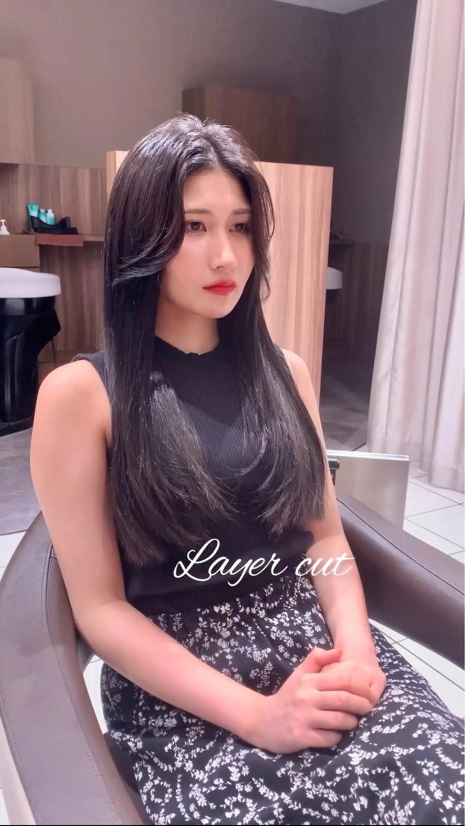 ロング カット ヘアカラー トリートメント 《褒められる》 透明感カラー/小嶋のヘアスタイル