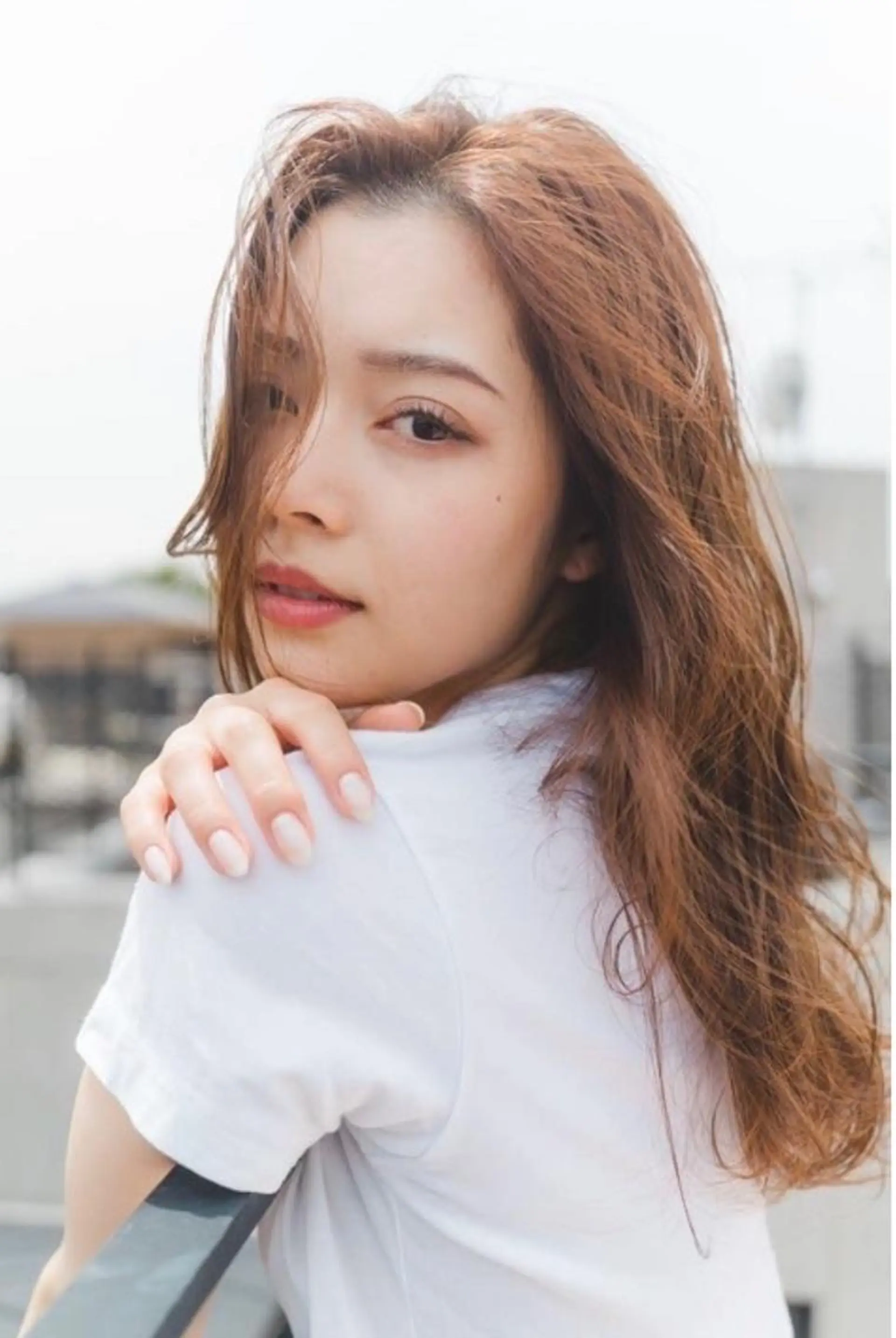 セミロング ヘアカラー トリートメント 透け感×顔まわり デザイン✂︎吉田のヘアスタイル