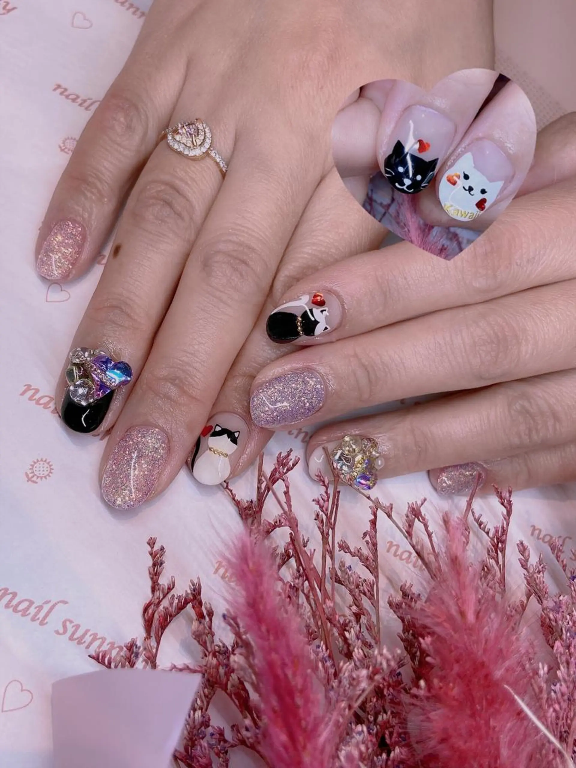 ネイル 長さだし専門店 M2　rikaのネイルデザイン