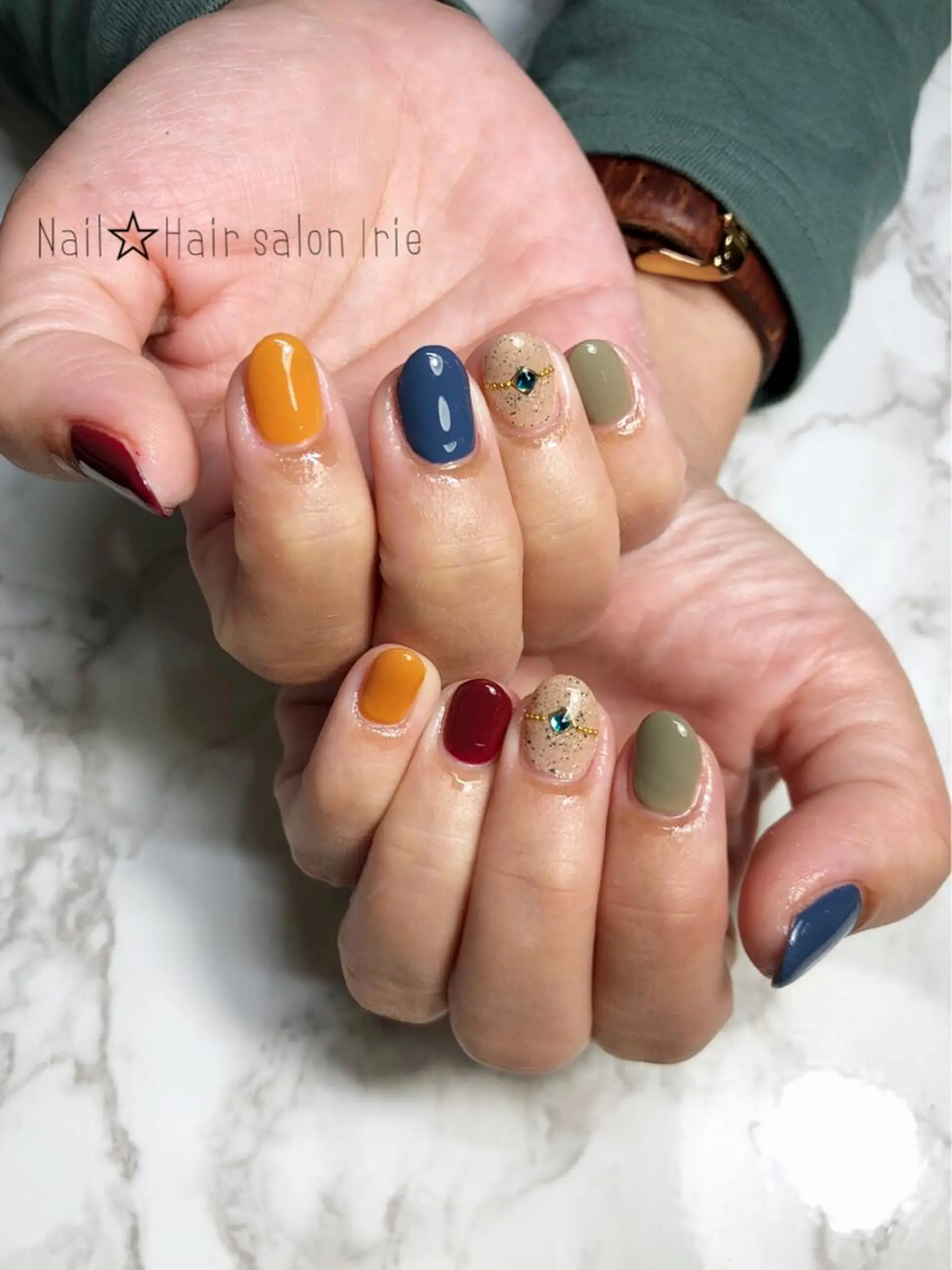 ネイル ハンドネイル Hair salon Irie所属・與儀 知佳のネイルデザイン