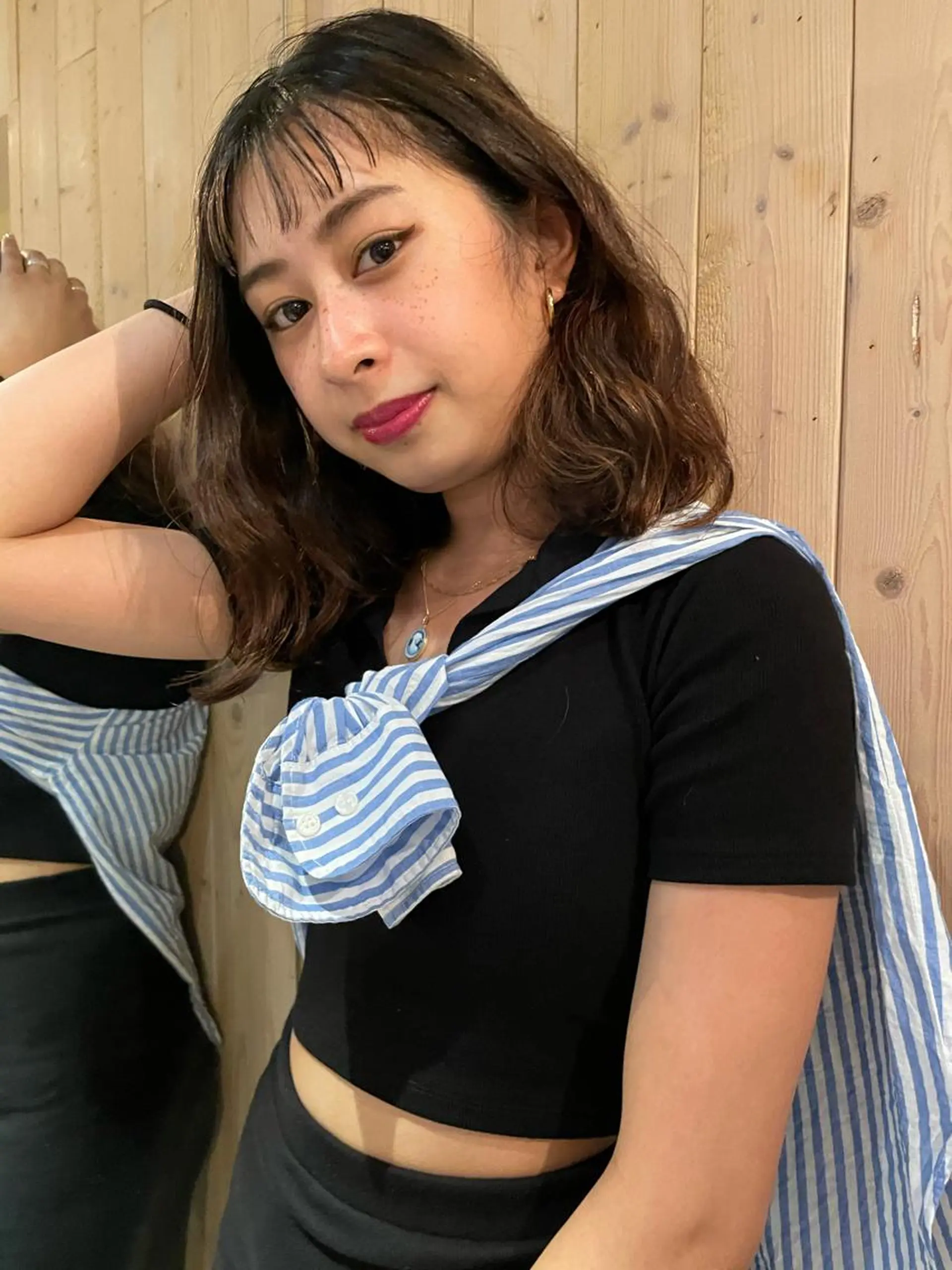 ミディアム カラー パーマ キッズ オトナヘア🌸 harukaのヘアスタイル