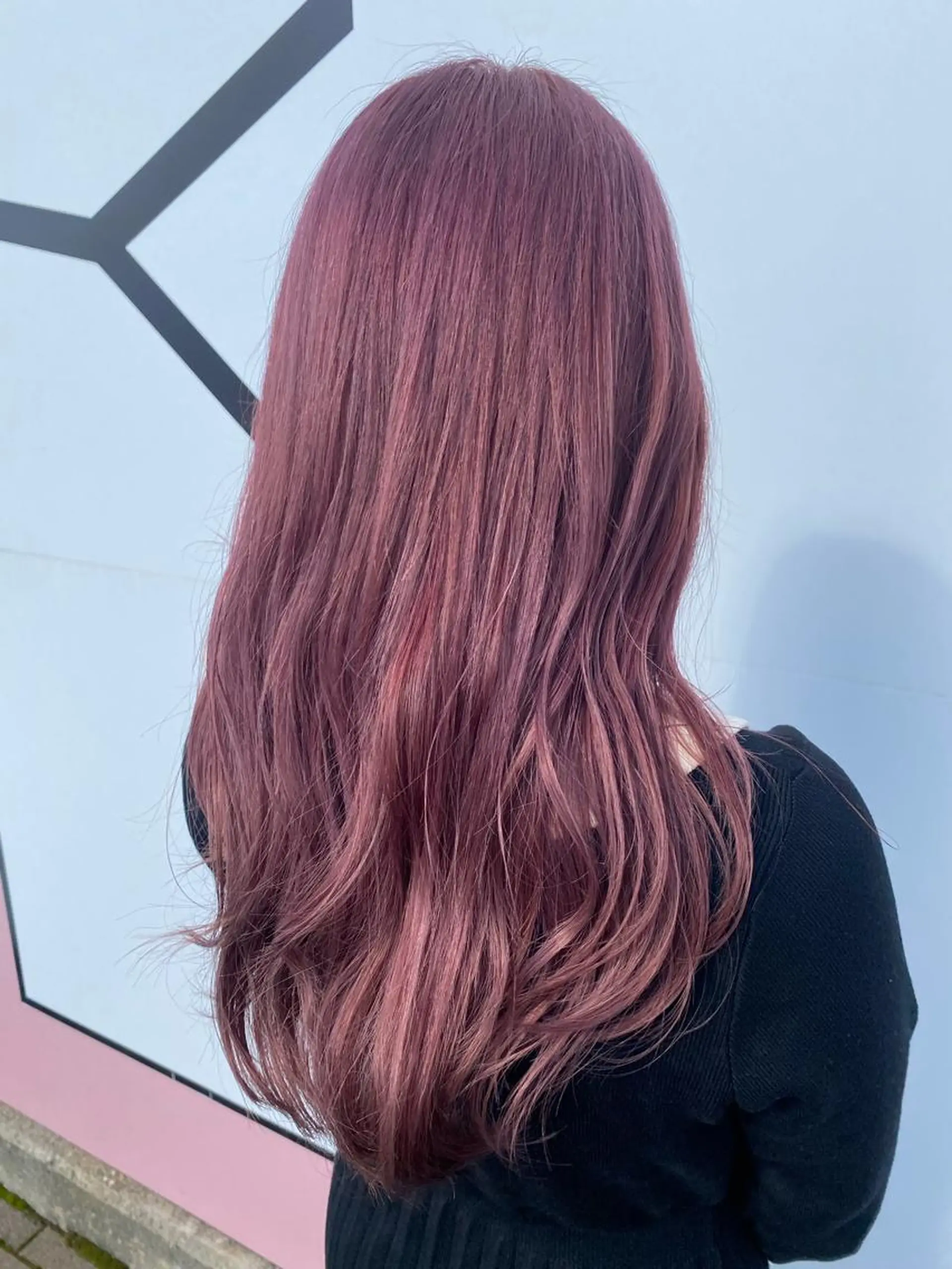 ロング カラー 💘韓国カラー💘 クルミのヘアスタイル