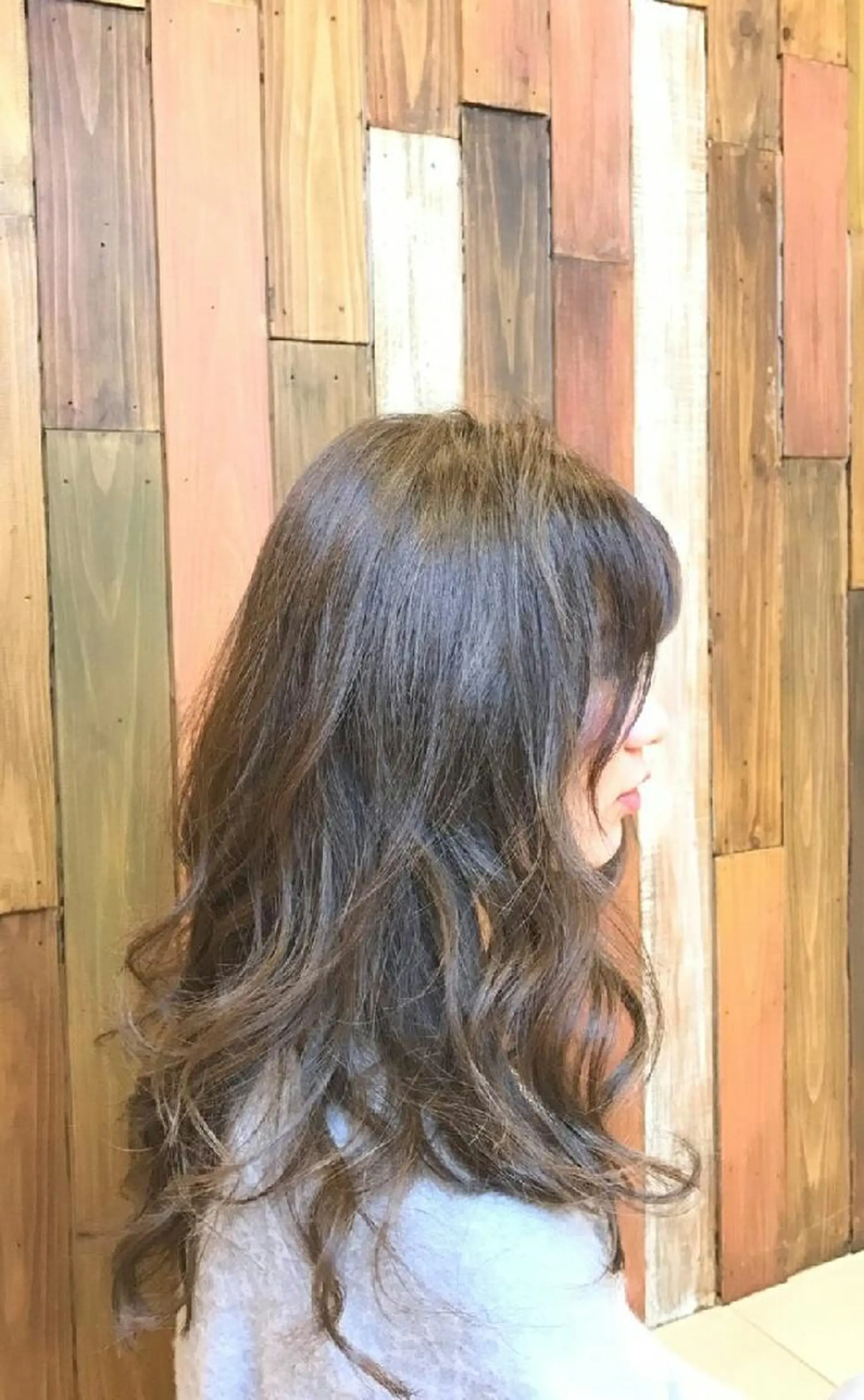 セミロング ロング キノシタ ナオユキのヘアスタイル
