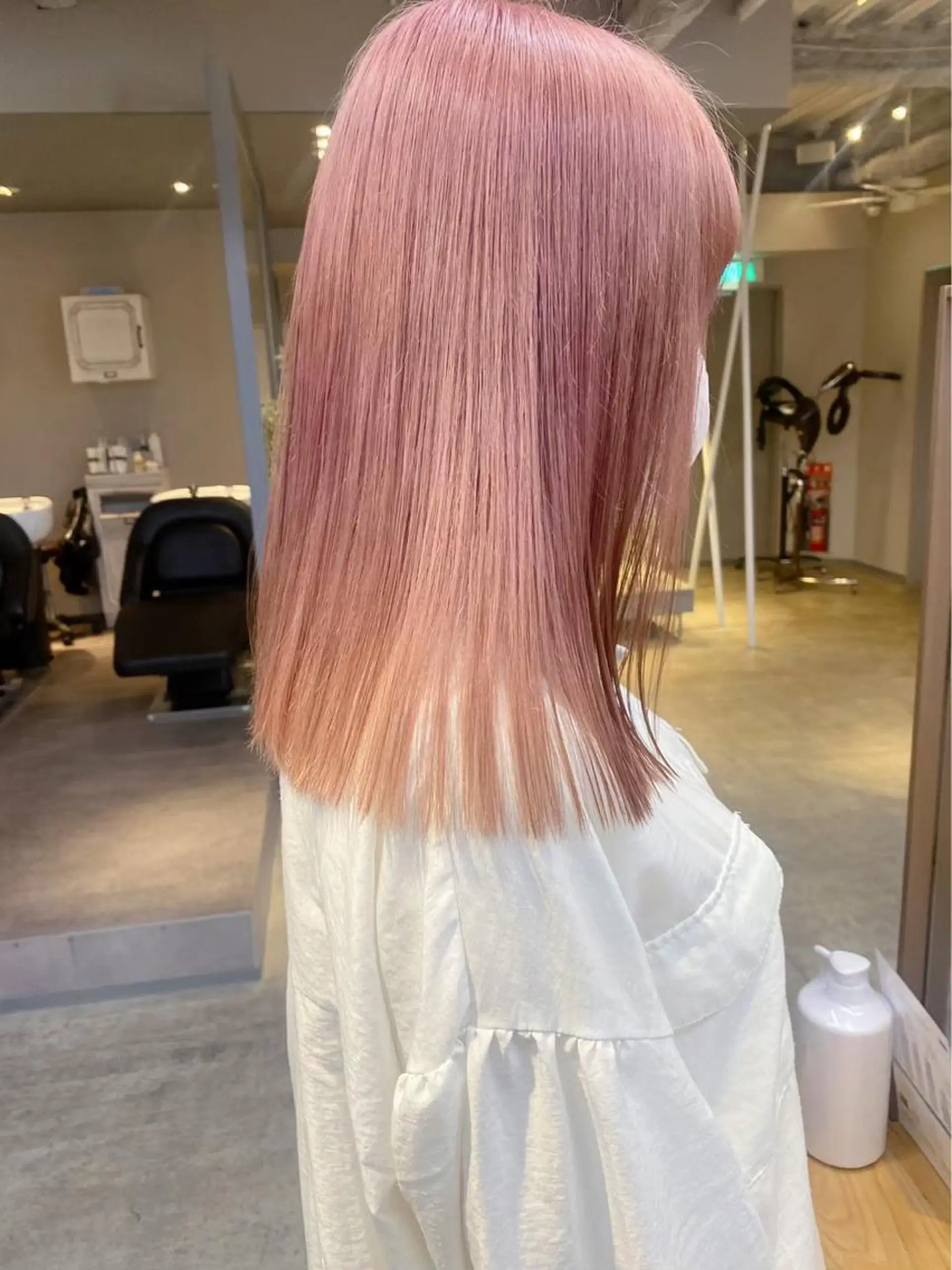 セミロング バレイヤージュモデル 小林匠❤️‍🔥のヘアスタイル