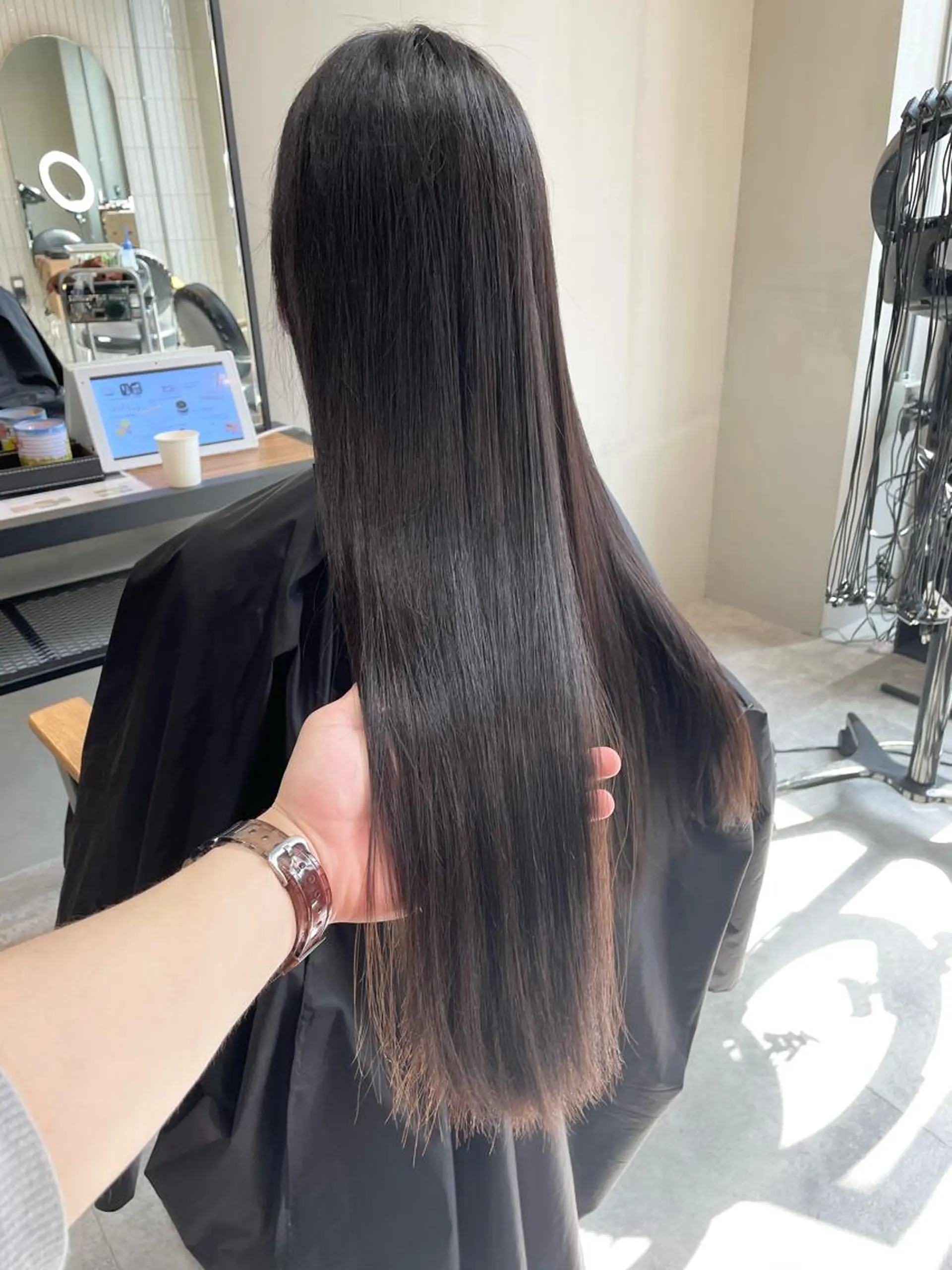 ロング カラー lafith hair 上新庄所属・透明感カラー 木戸口優也のヘアスタイル