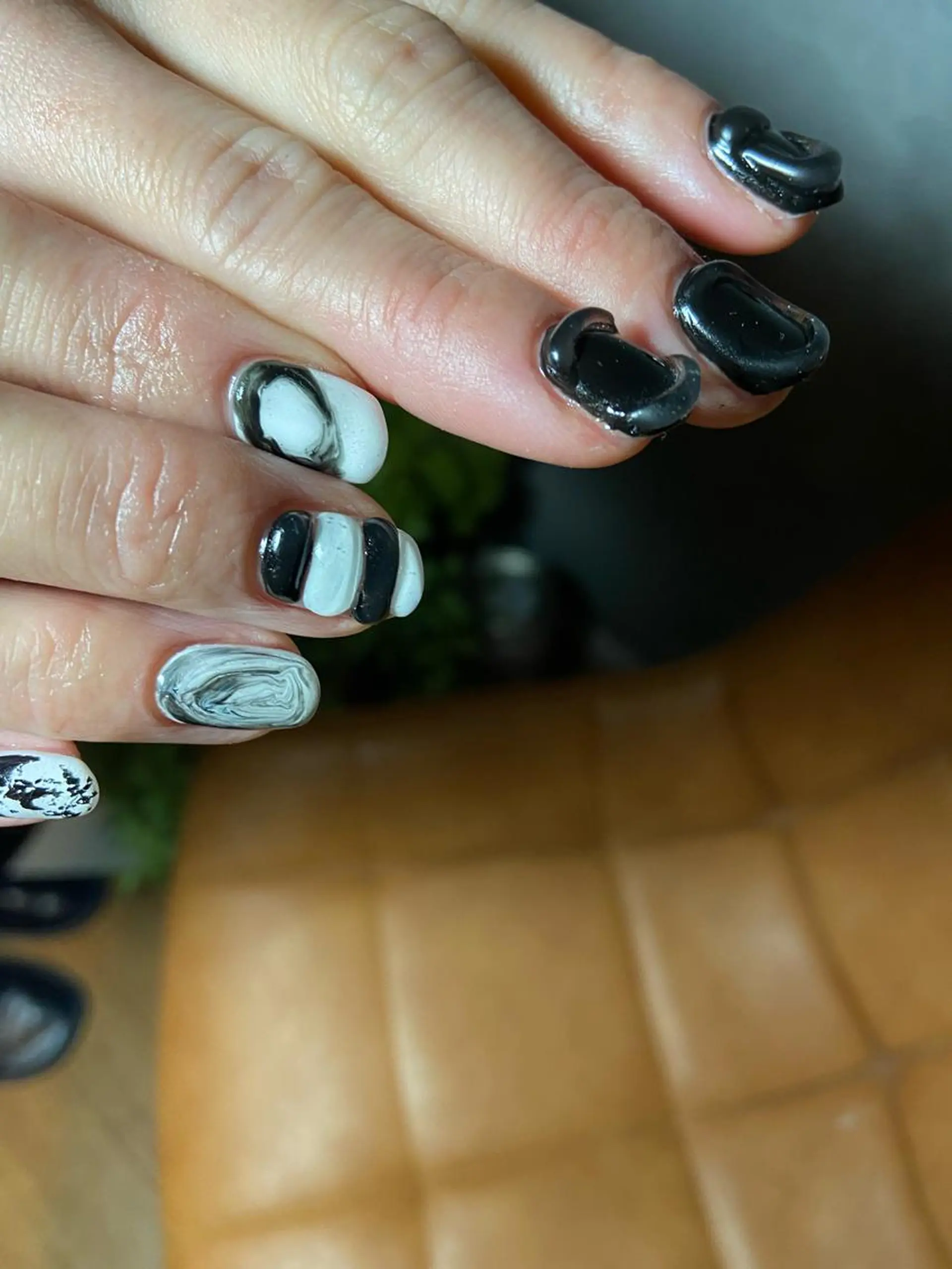 ネイル マットネイル ニュアンスネイル . unffのネイルデザイン