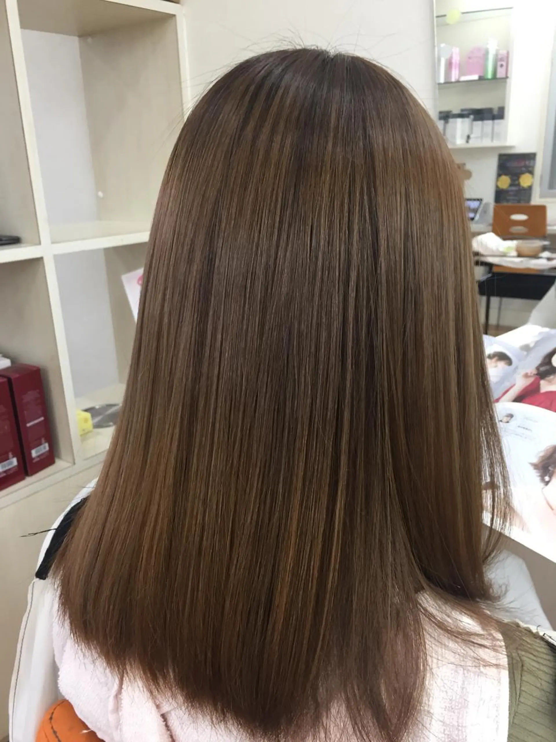 ロング パーマ 髪質改善 ストレートパーマ 笹本 茂樹のヘアスタイル