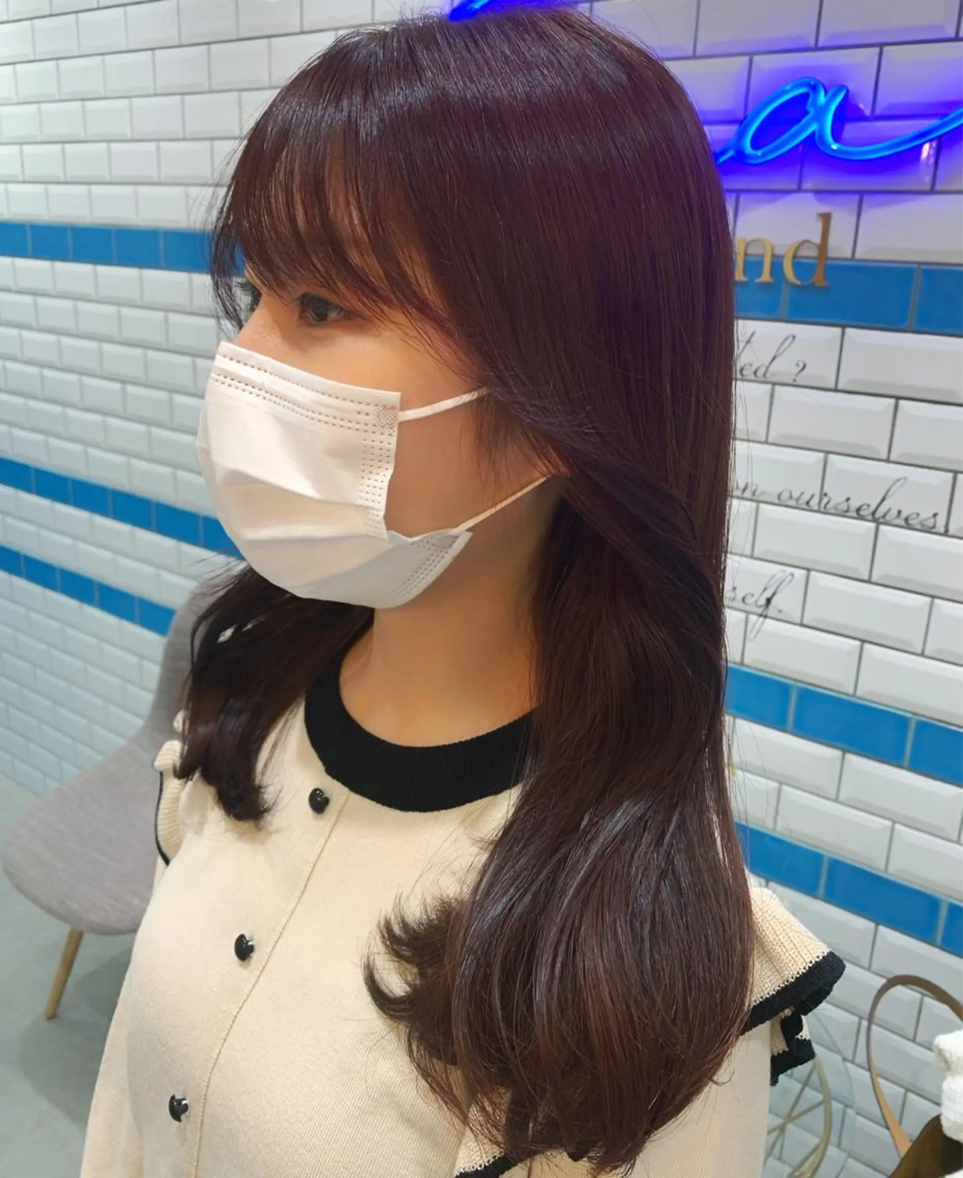 ロング カラー 新宿/韓国レイヤー 髪質改善カラー/角所のヘアスタイル