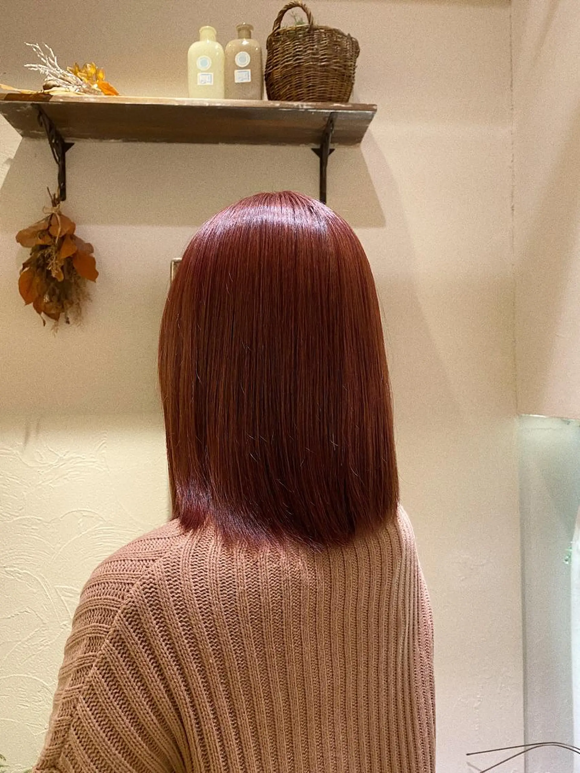 ミディアム 艶髪/艶カラー/縮毛 /   タキダのヘアスタイル