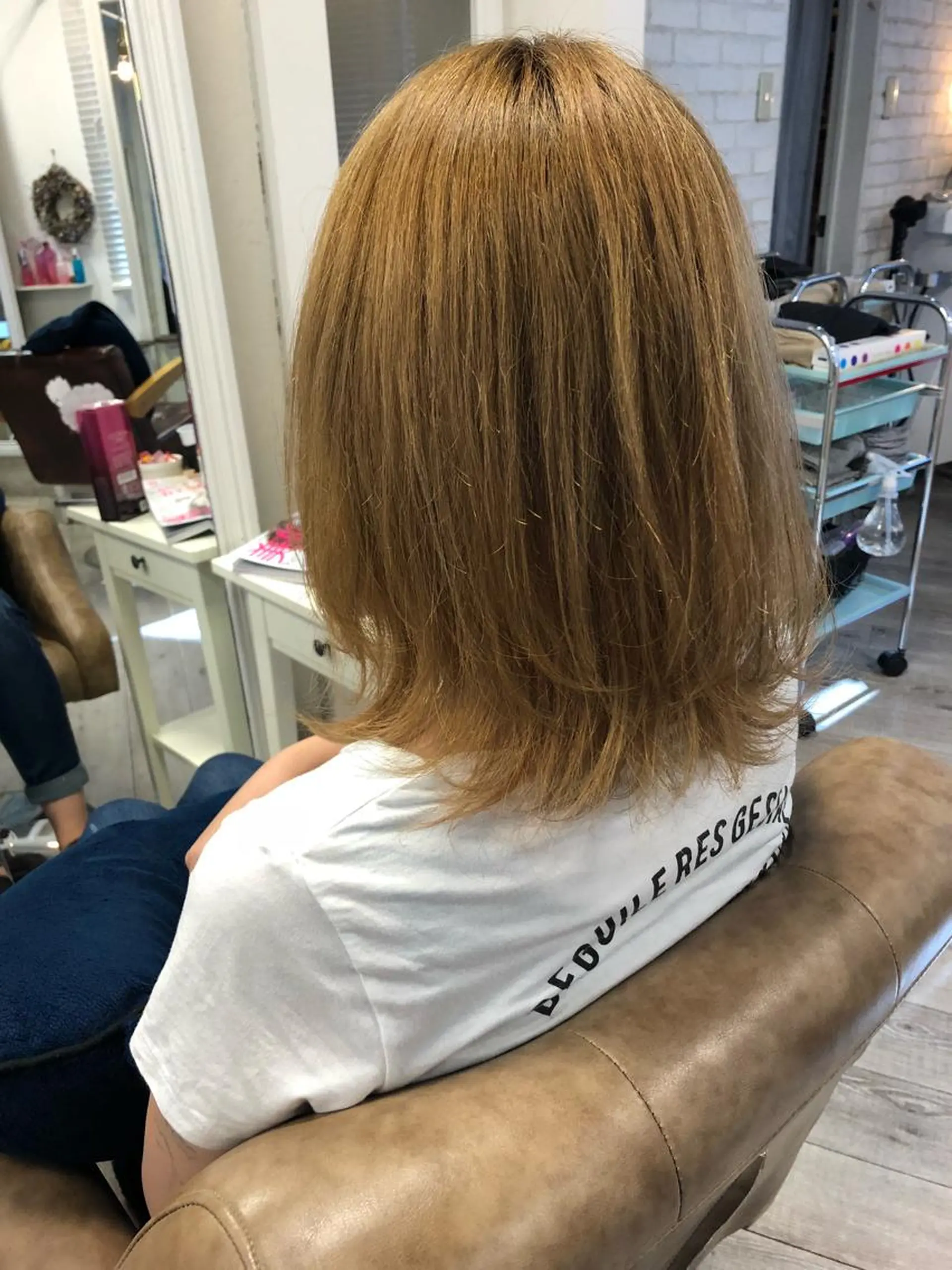 ミディアム カラー SALOWIN三軒茶屋店所属・髪質改善/艶髪 やまなかのヘアスタイル