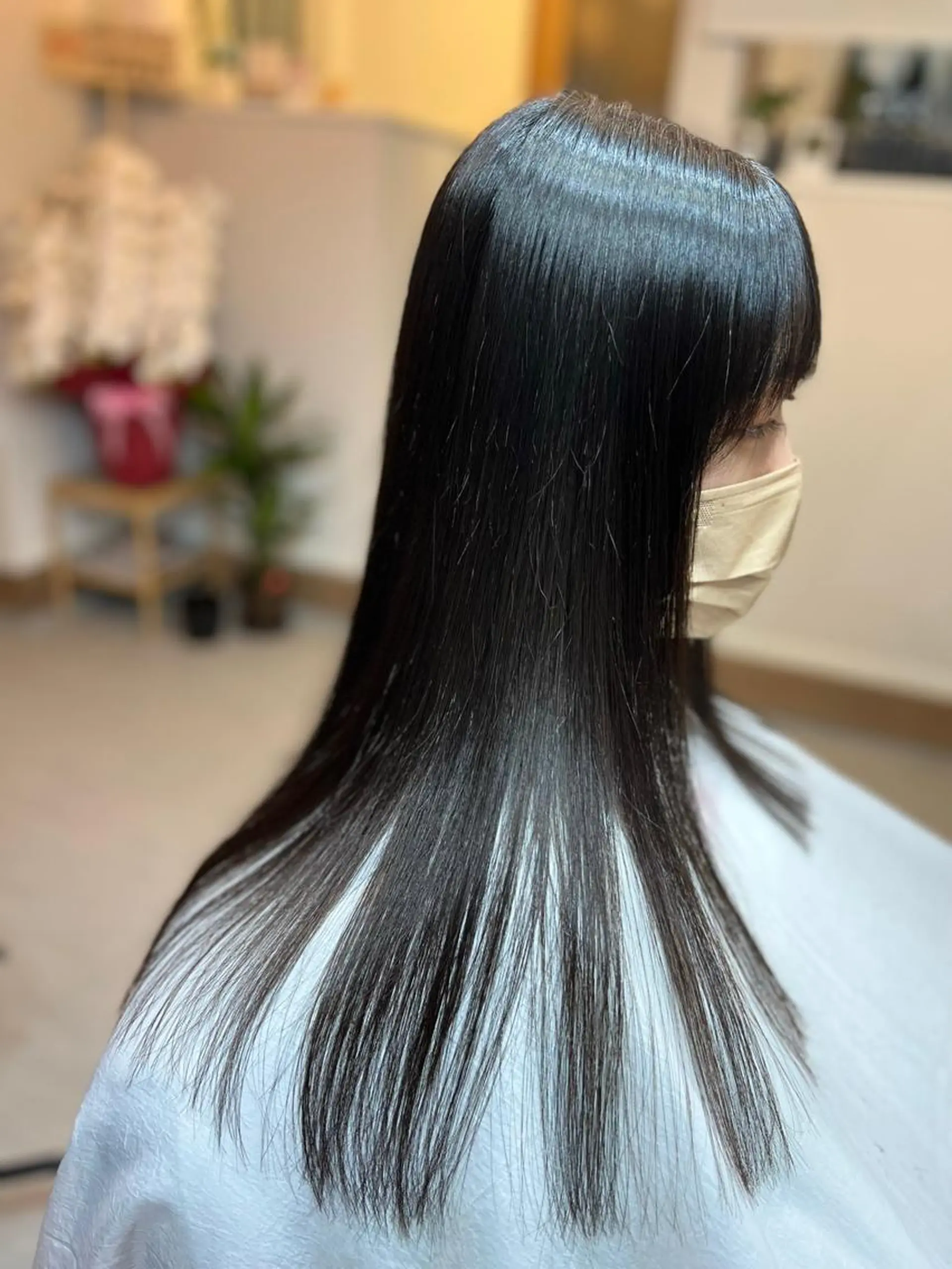 ロング 縮毛矯正 カット 縮毛矯正 トリートメント フェムフィット導入 個室空間✨佐藤華成のヘアスタイル