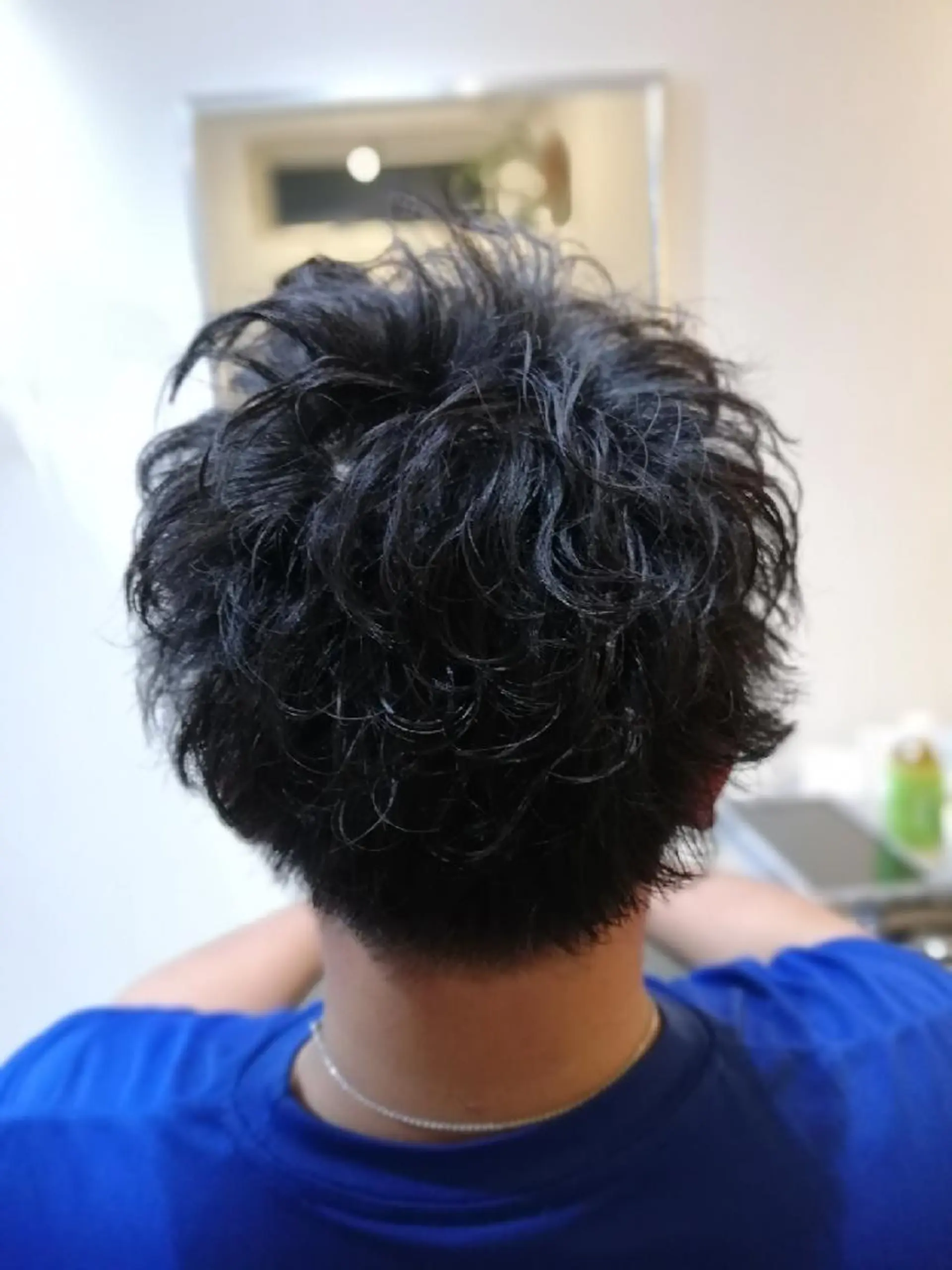 ショート パーマ メンズ カット パーマ 北林 弘展のヘアスタイル