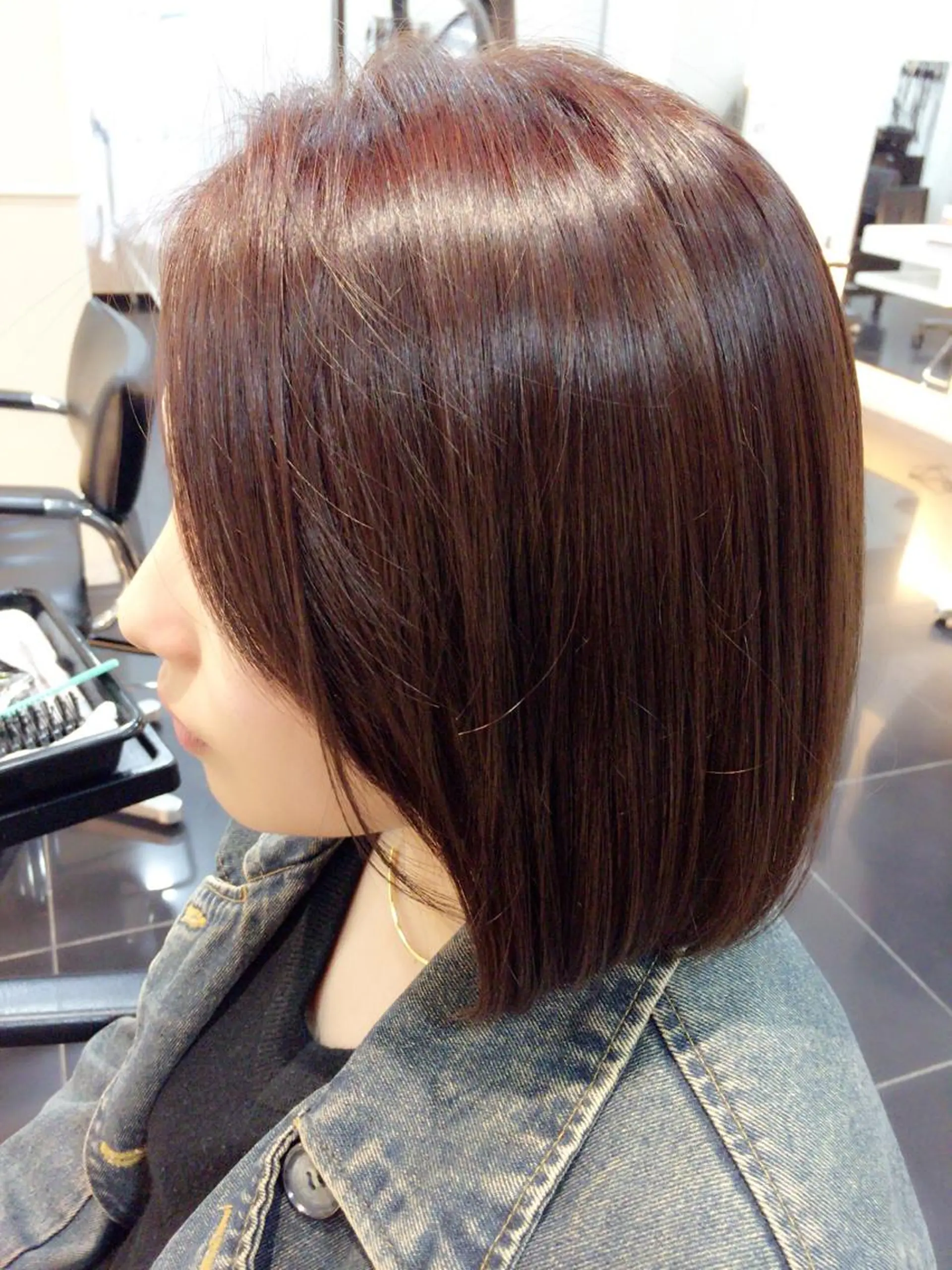 ミディアム カラー 関口 友行のヘアスタイル