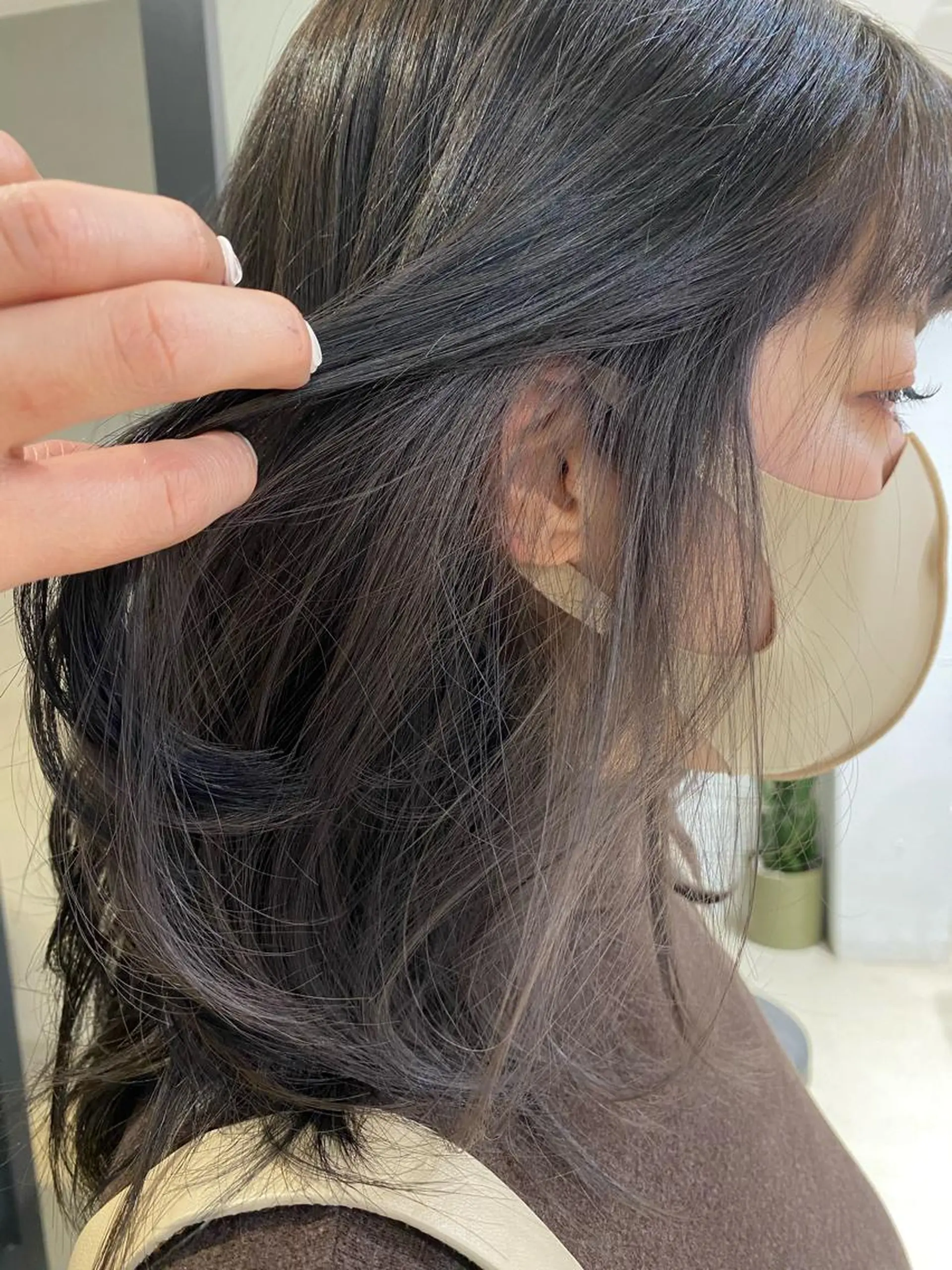セミロング レイヤーカット 田村 りなのヘアスタイル