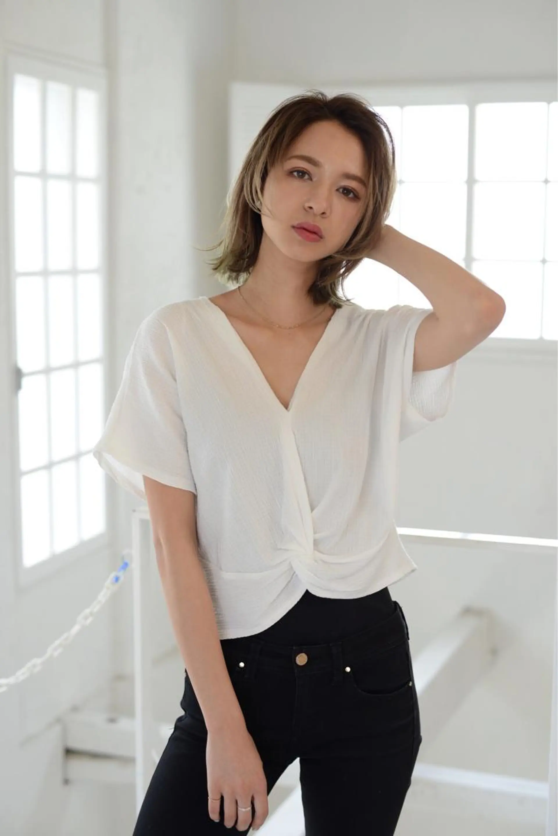 ショート カラー 髪質改善美容師 中村　一のヘアスタイル