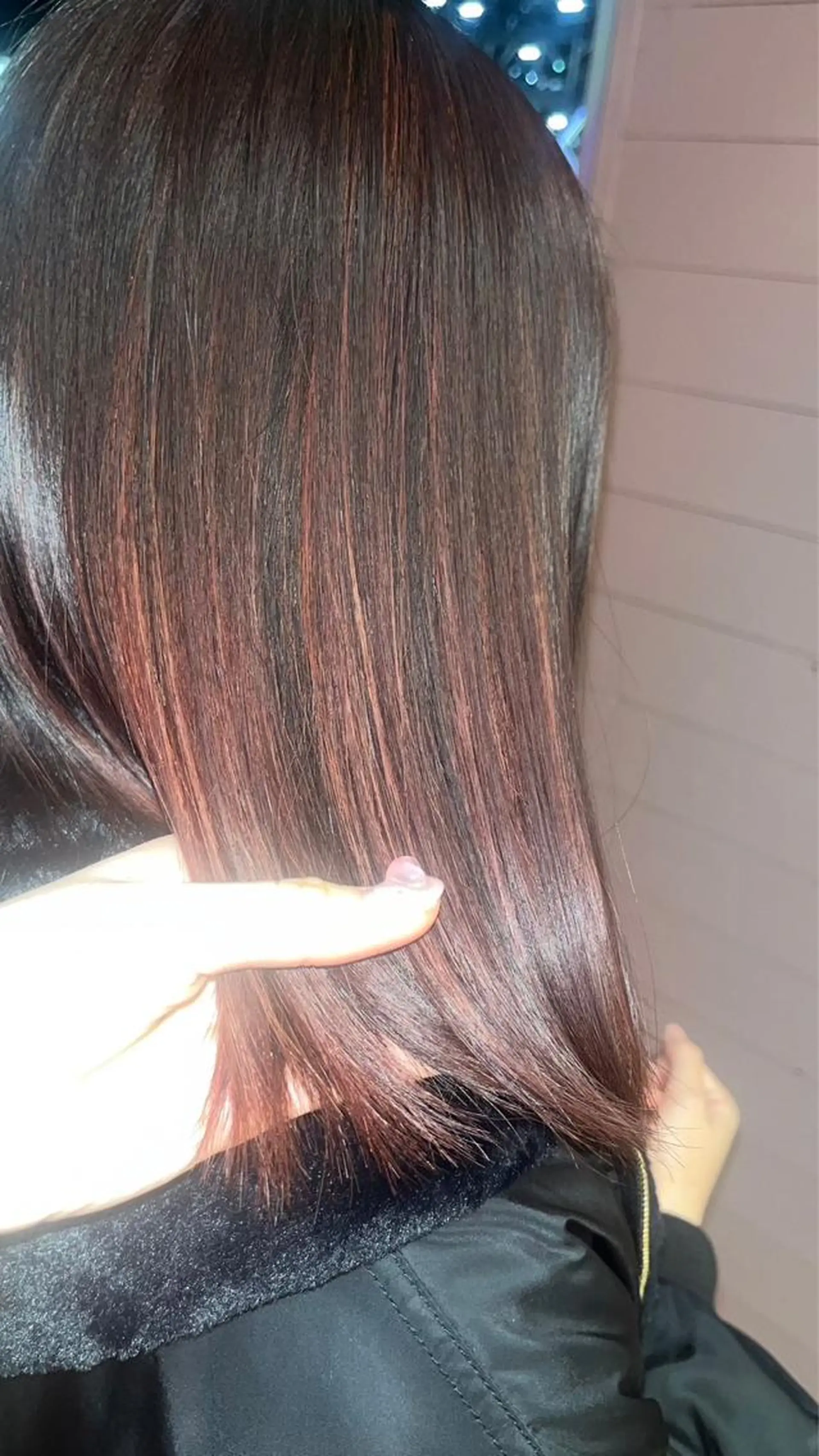 カラー バレイヤージュ ブリーチ ケアブリーチ 透明感カラー デザインカラー ミシェル /韓国ヘア🕊️のヘアスタイル