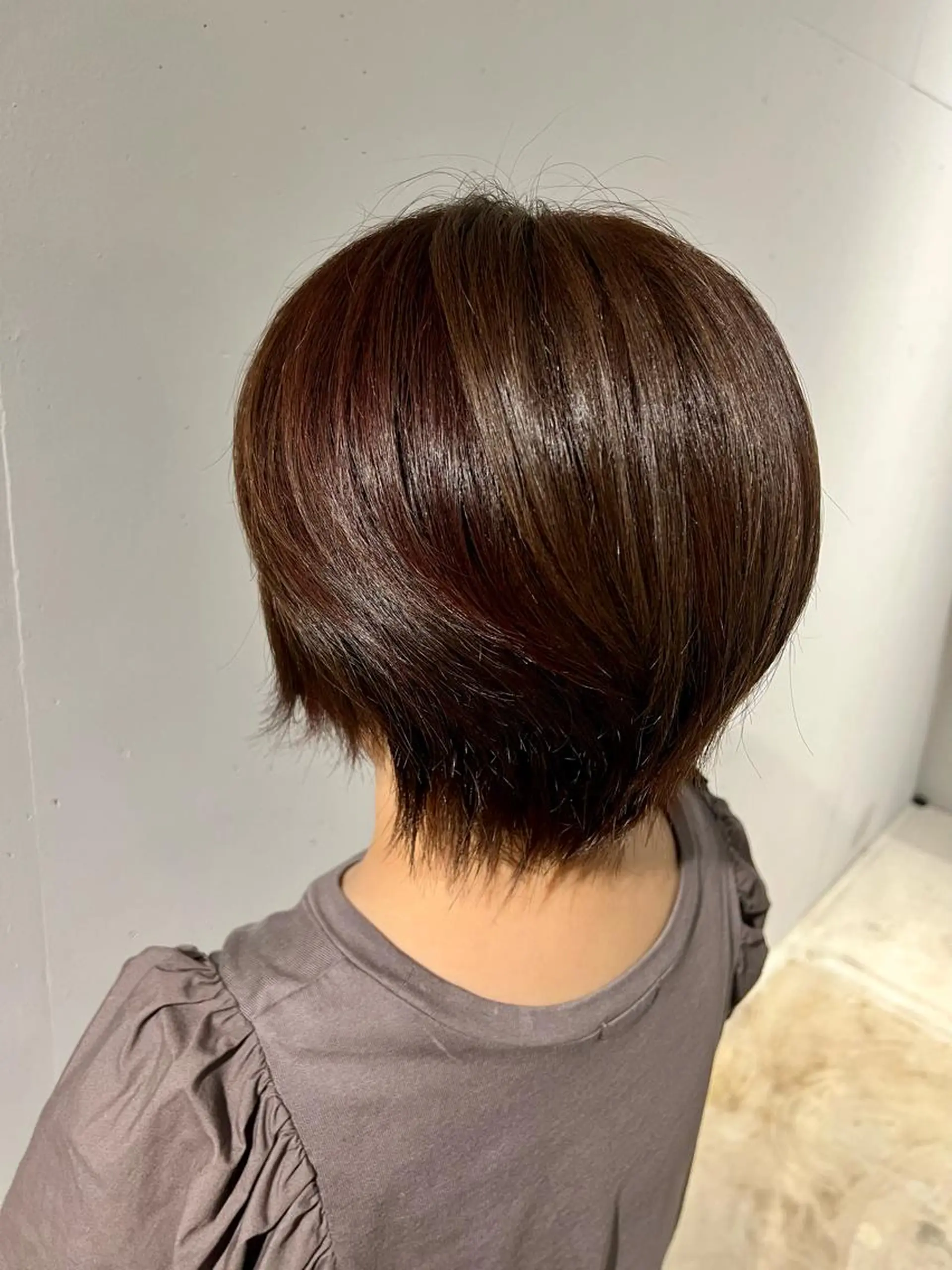 ショート カラー ベージュカラー ブラウンカラー ブラウンベージュ ピンクカラー レッドカラー ヘアカラー トリートメント ヘッドスパ カラースペシャリスト しょう🧑🏼‍🎨のヘアスタイル