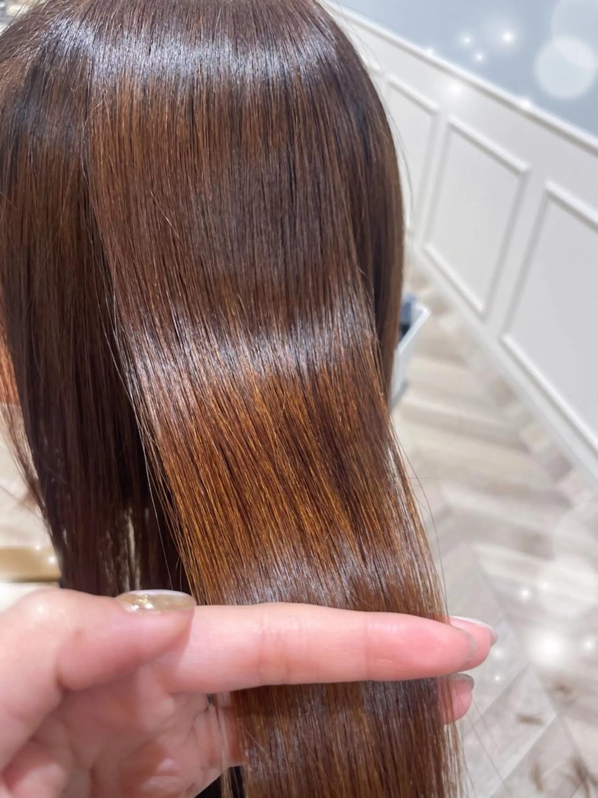 ロング パーマ トリートメント 💐レイヤー/透明感 カラー💐智口彩香のヘアスタイル