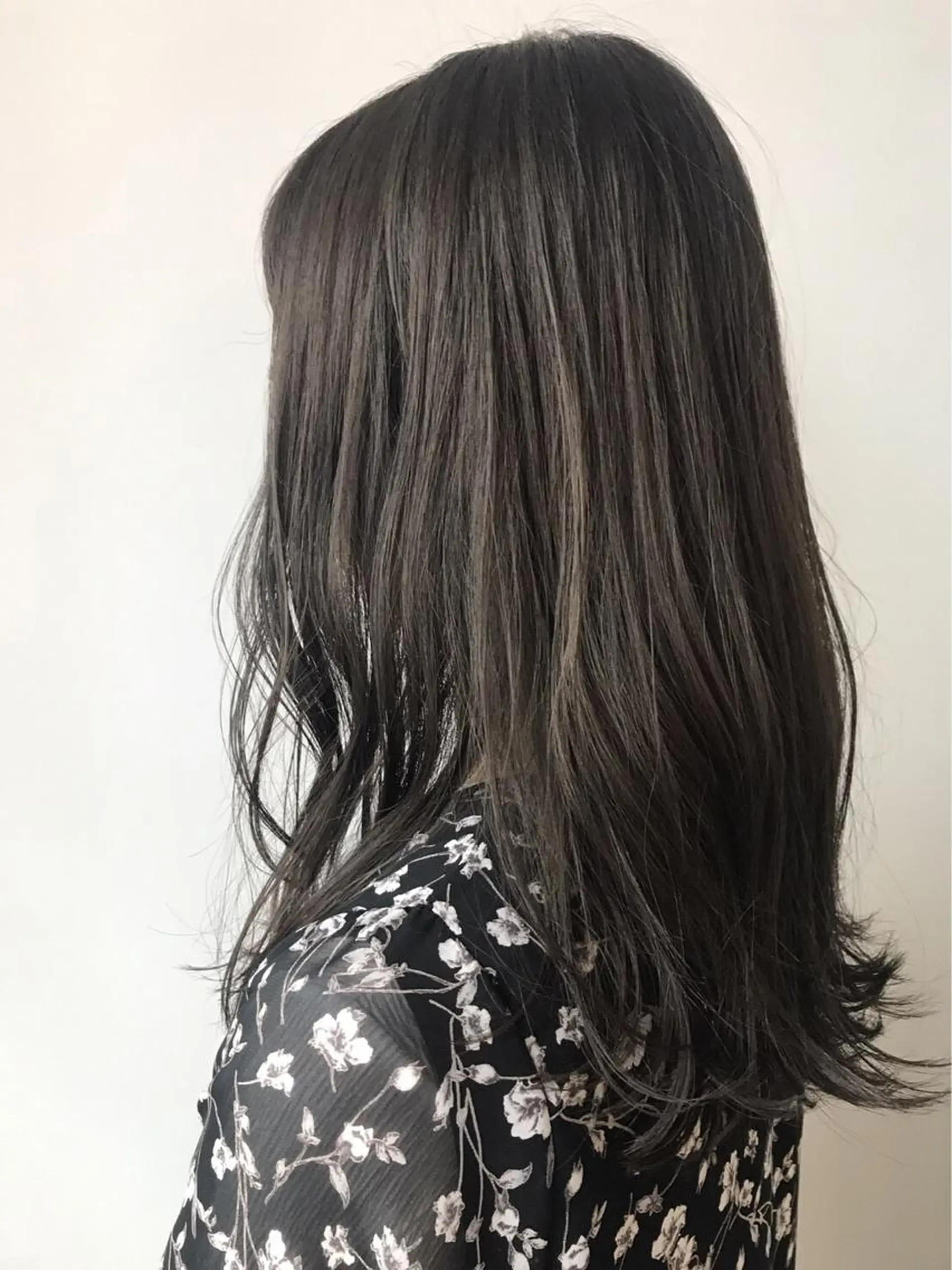 セミロング カラー アッシュ 透明感カラー ダークアッシュ パーマ×ウルフカット koya☆のヘアスタイル