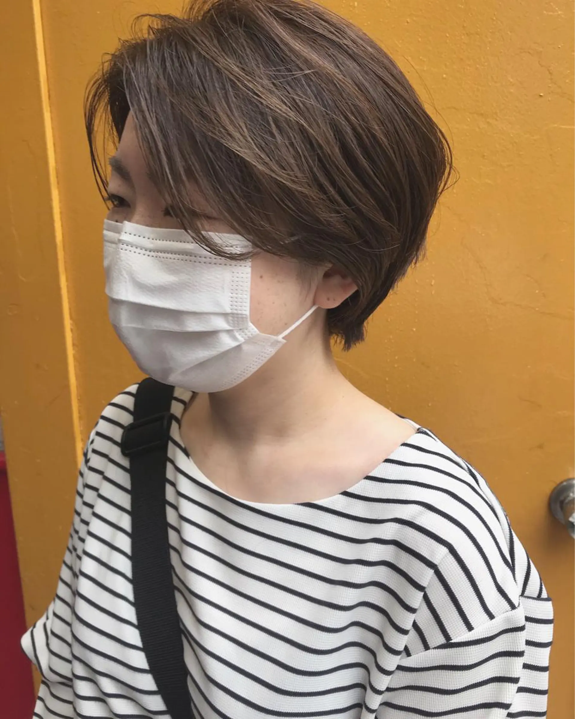 ショート カット ヘアカラー トリートメント さの あやねのヘアスタイル