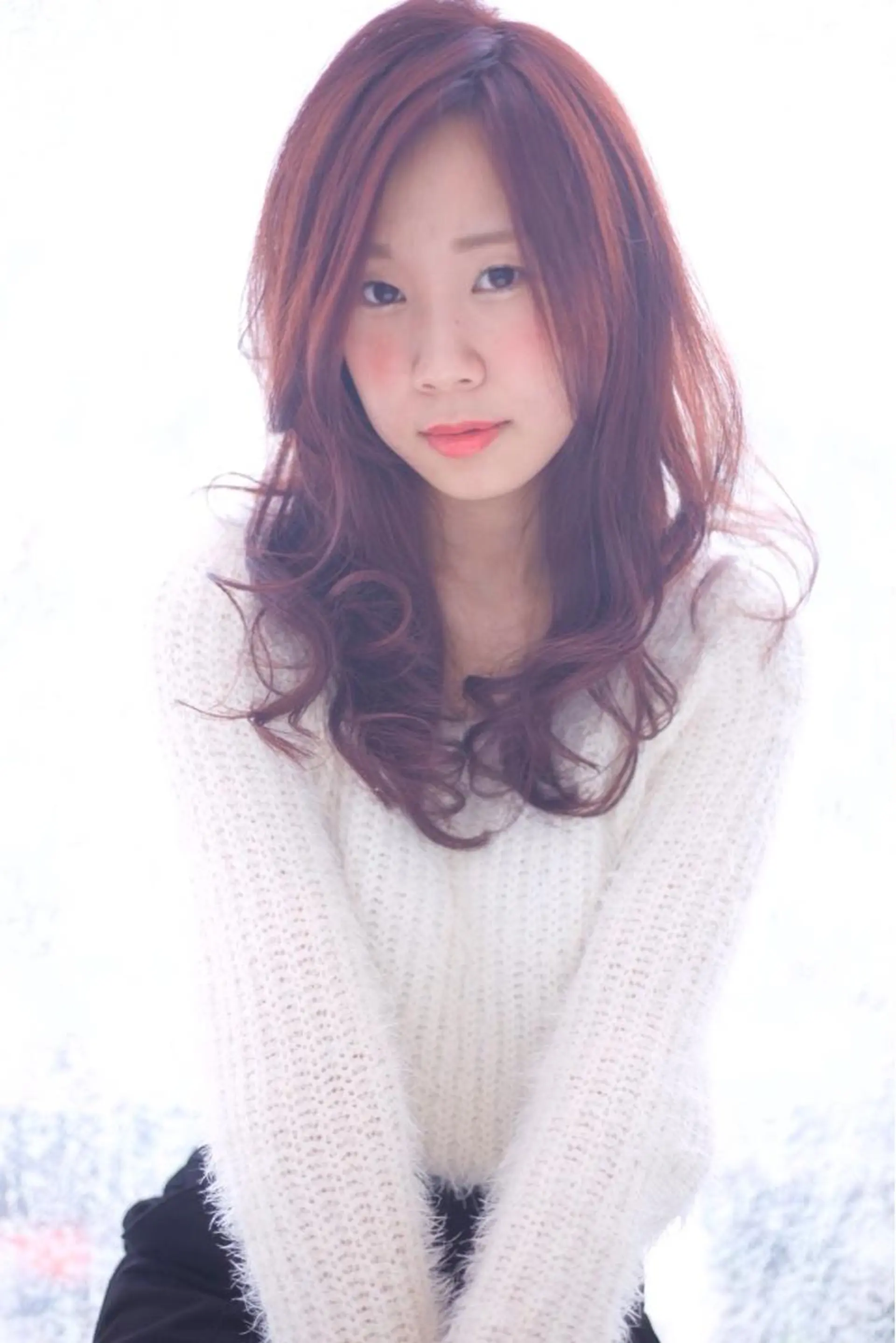 セミロング ロング カラー パーマ Re:ta Hair 飯田淳平のヘアスタイル