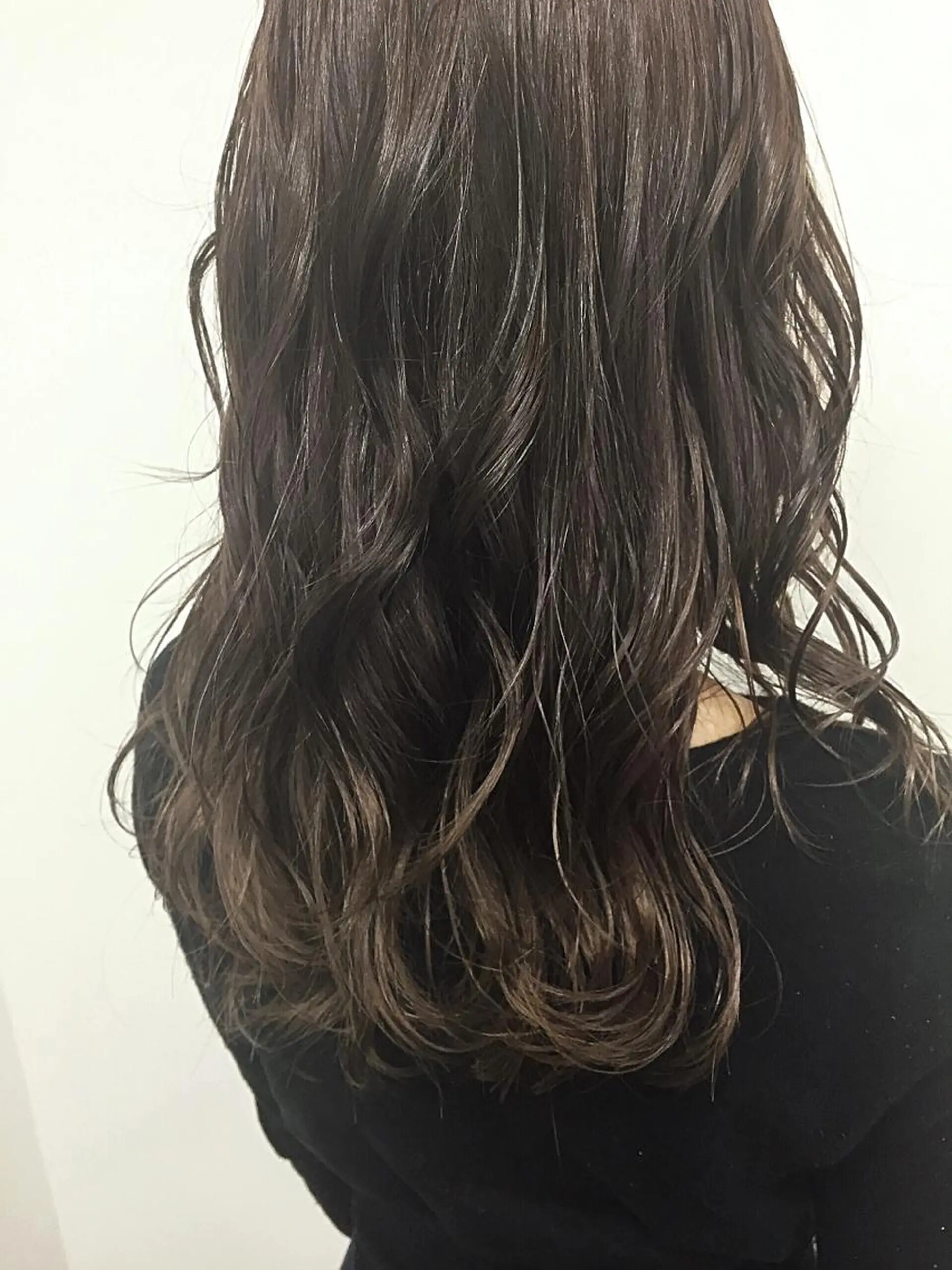 セミロング カラー カット ヘアカラー 🔵暗髪　特化🔵 梅田・増田のヘアスタイル